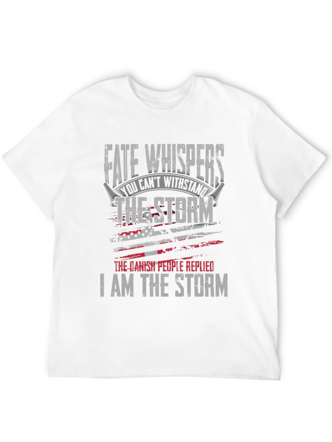 Black Fate Whispers Storm T-Shirt view 12
