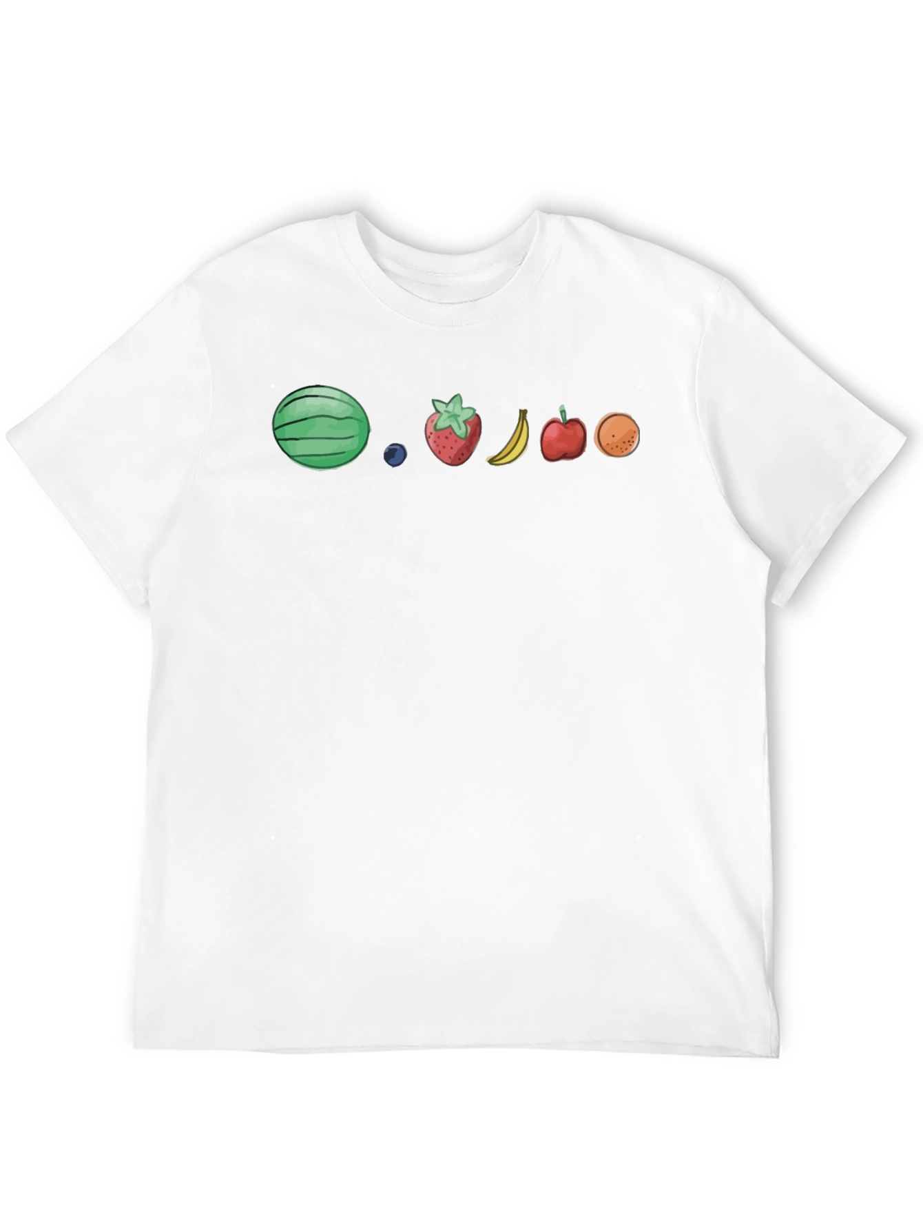 Black Fruit Lineup Black T-Shirt view 12