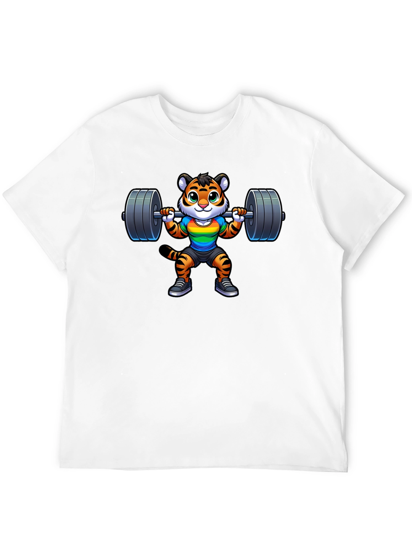 Black Tiger Pride Gym T-Shirt view 12