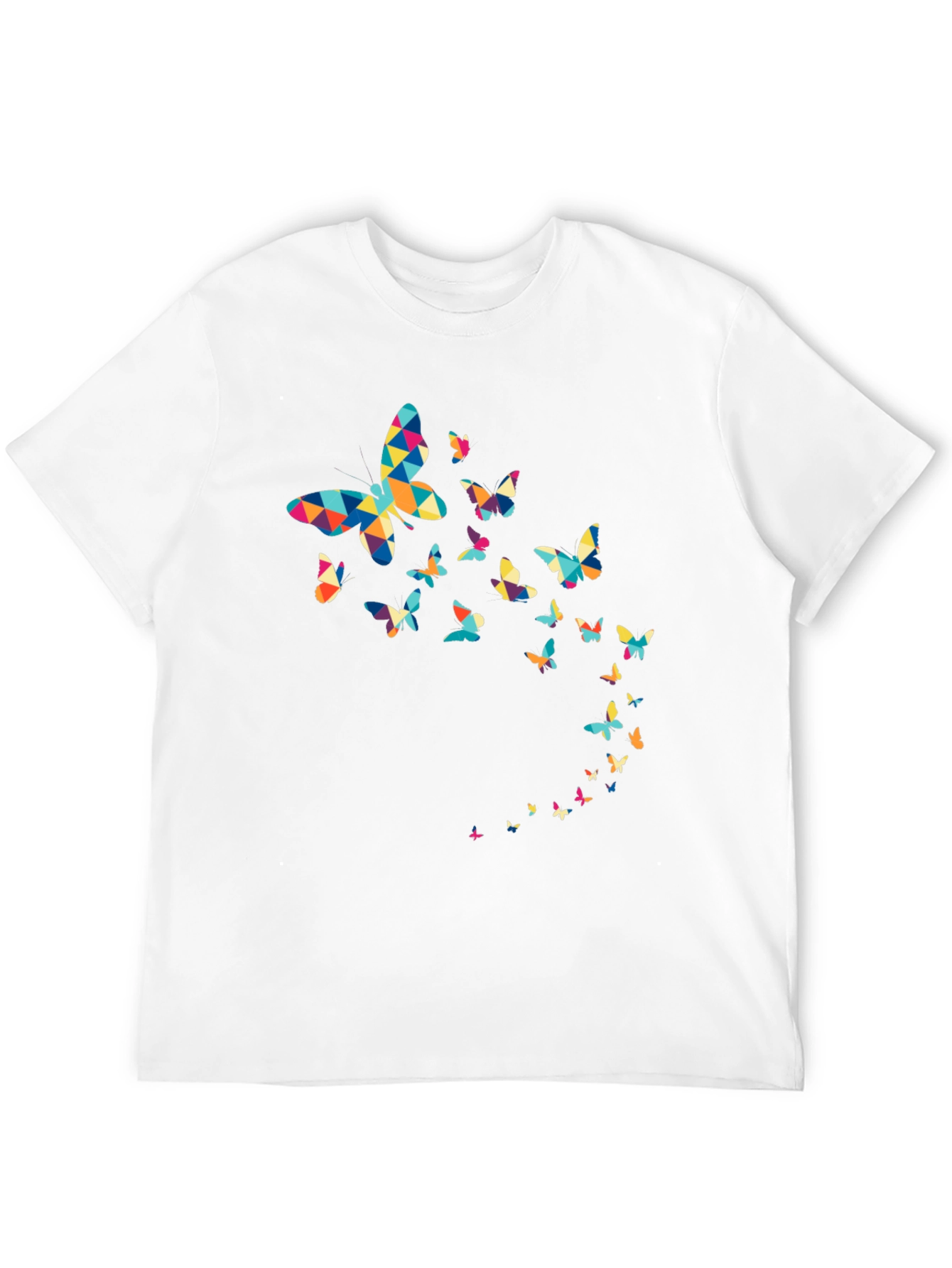 Black Butterfly Graphic Black T-Shirt view 12