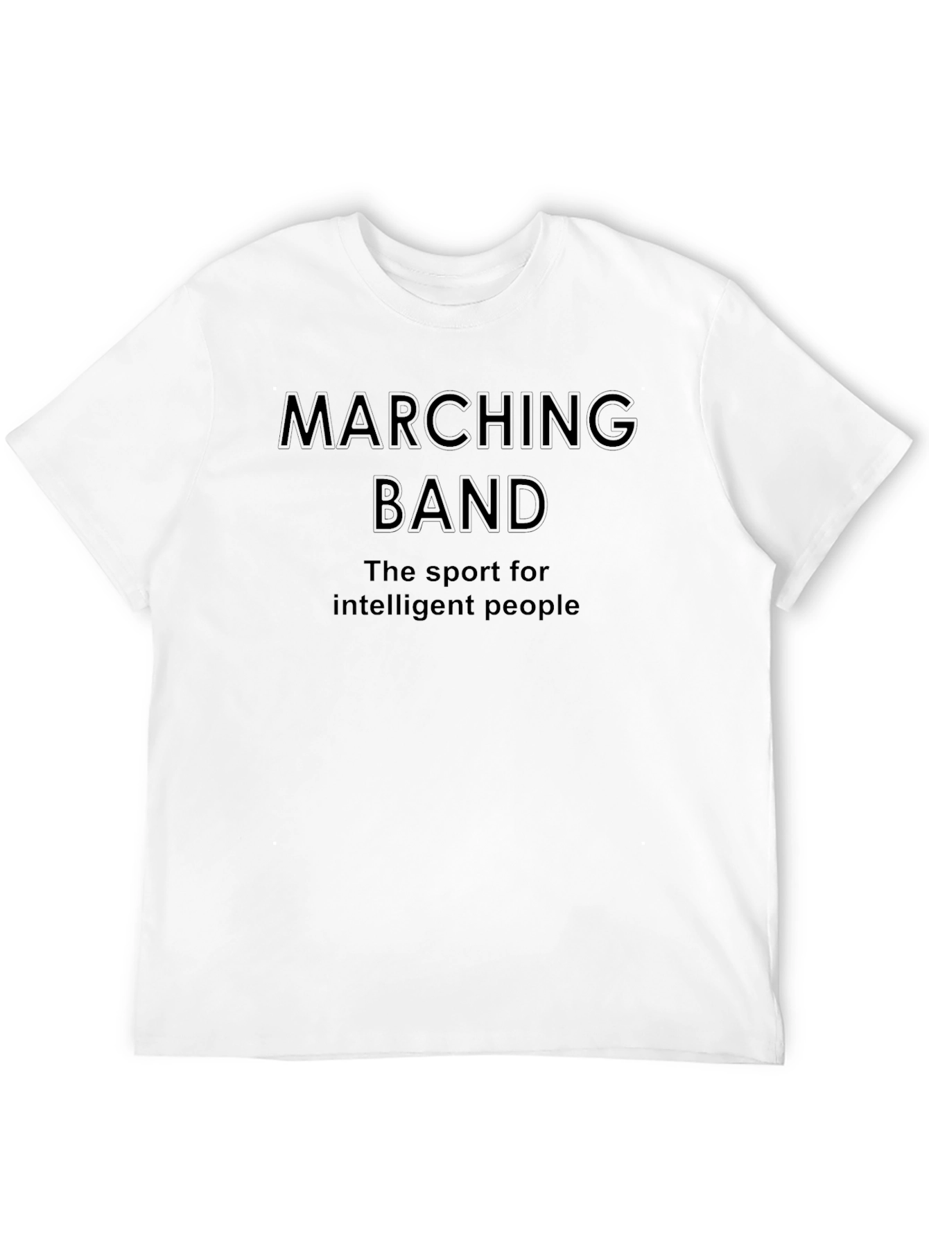 Black Marching Band: The Sport for Intelligent People T-Shirt view 12