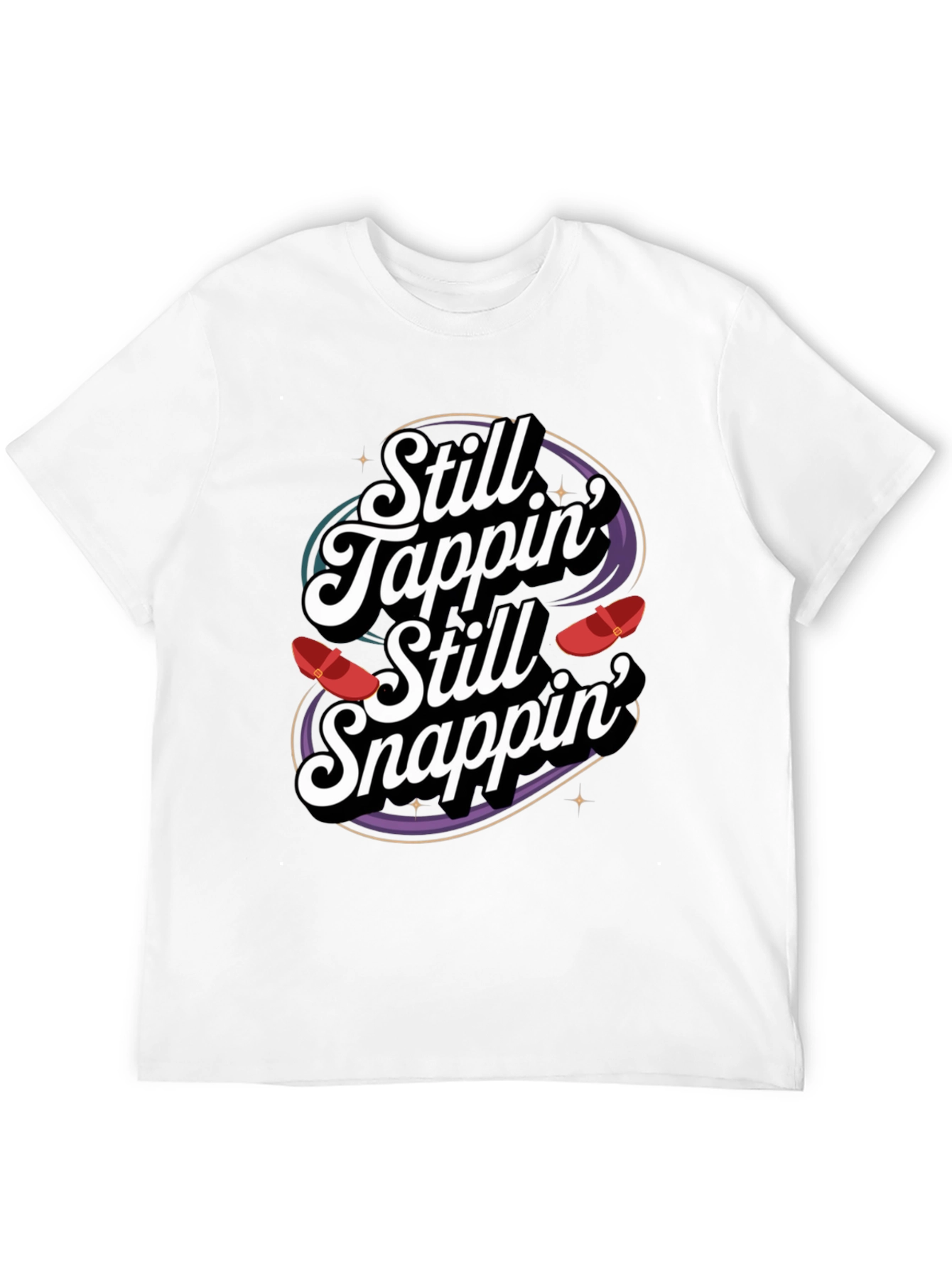 Black Still Tappin' Still Snappin' Graphic Tee view 12