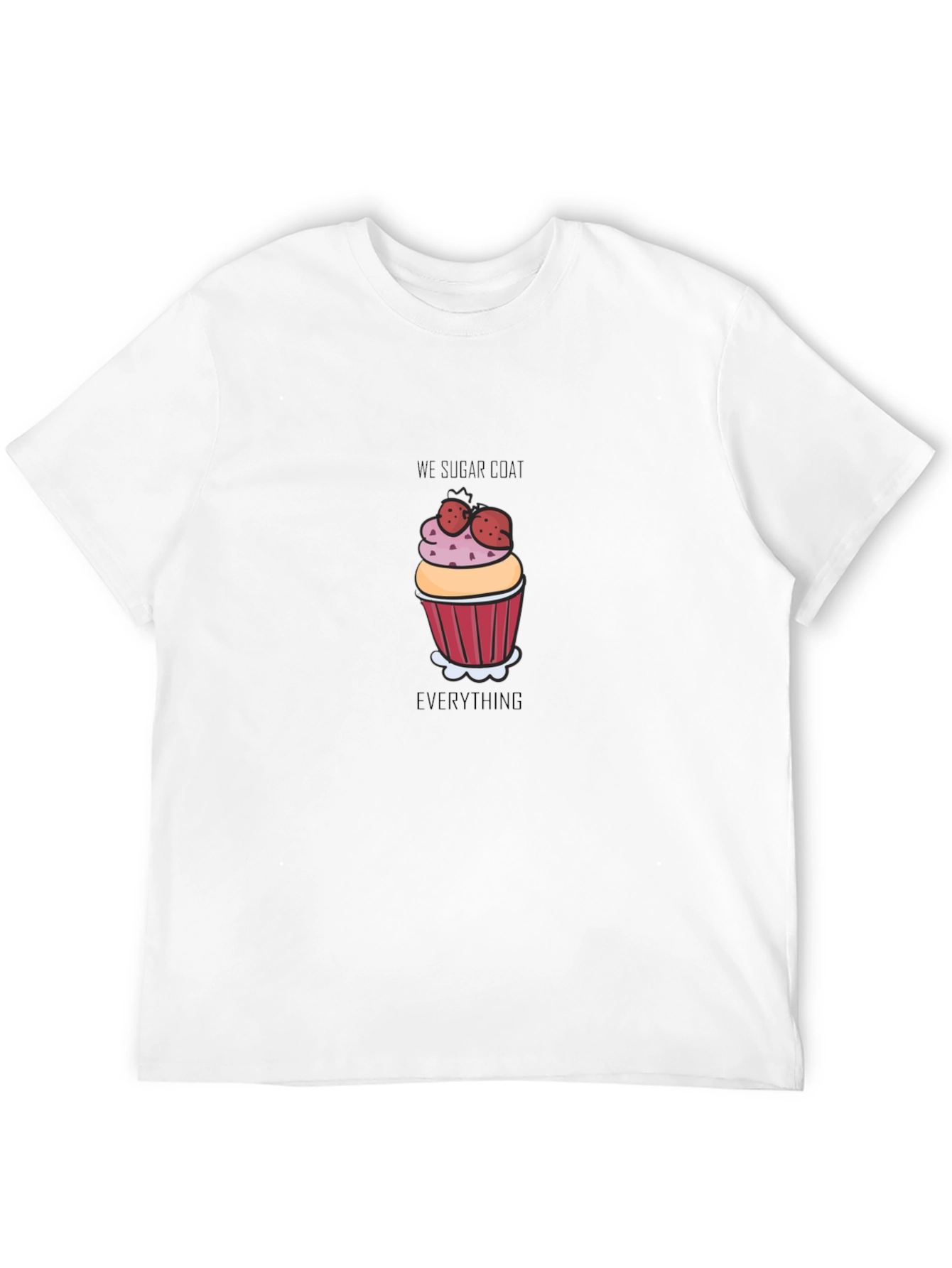 Black Sugar Coat Cupcake Graphic Tee view 12