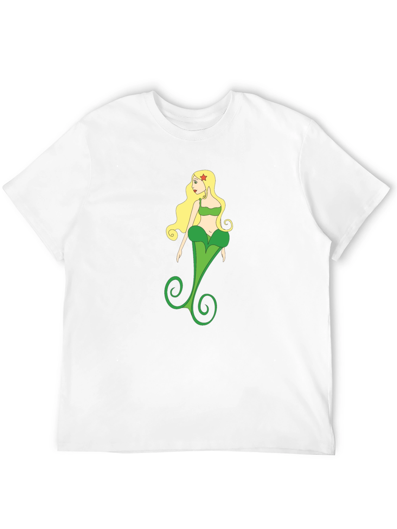 Black Unique Mermaid T-Shirt - Graphic Tee view 12
