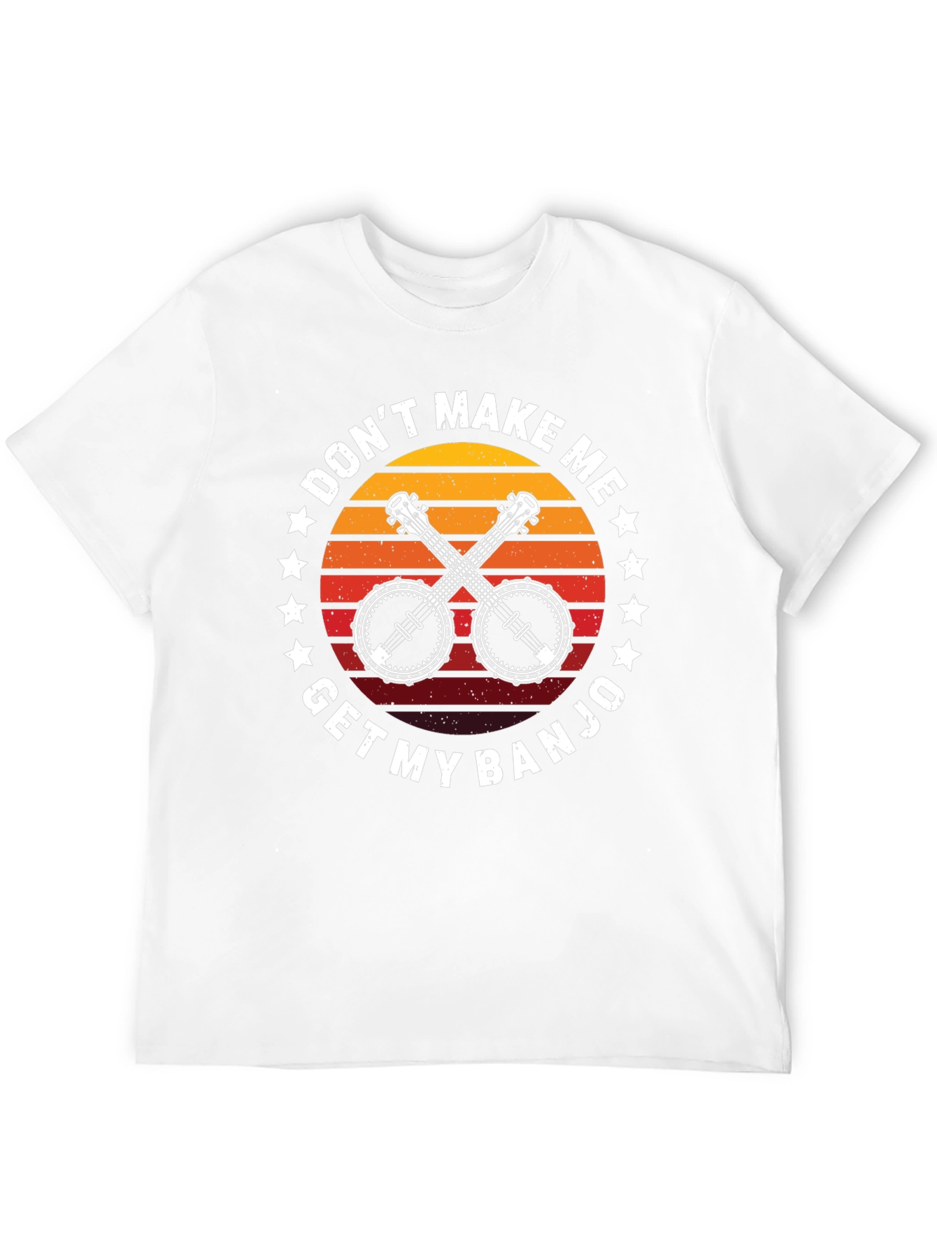 Black Don't Make Me Get My Banjo Black T-Shirt view 12