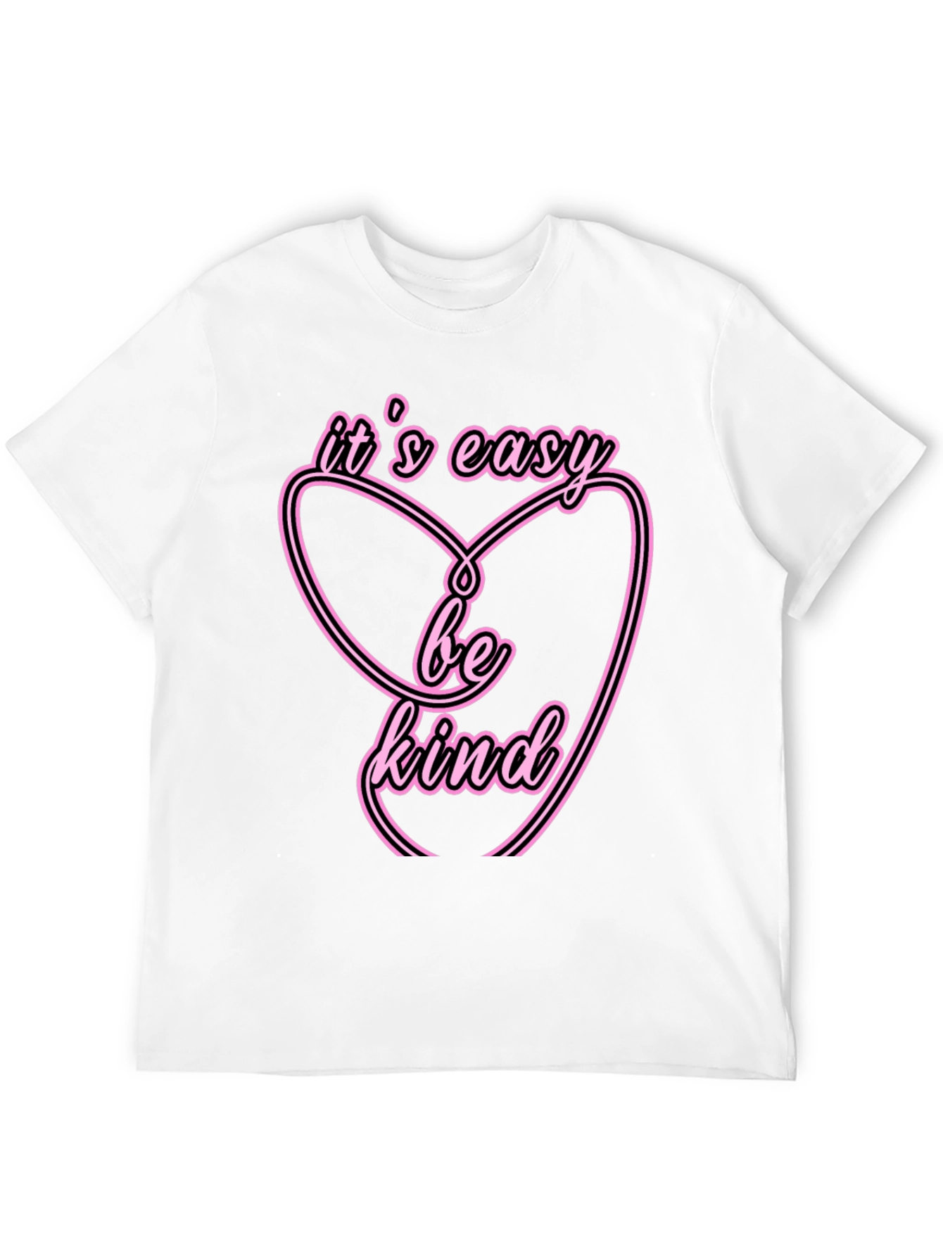 Black It's Easy Be Kind T-Shirt view 12