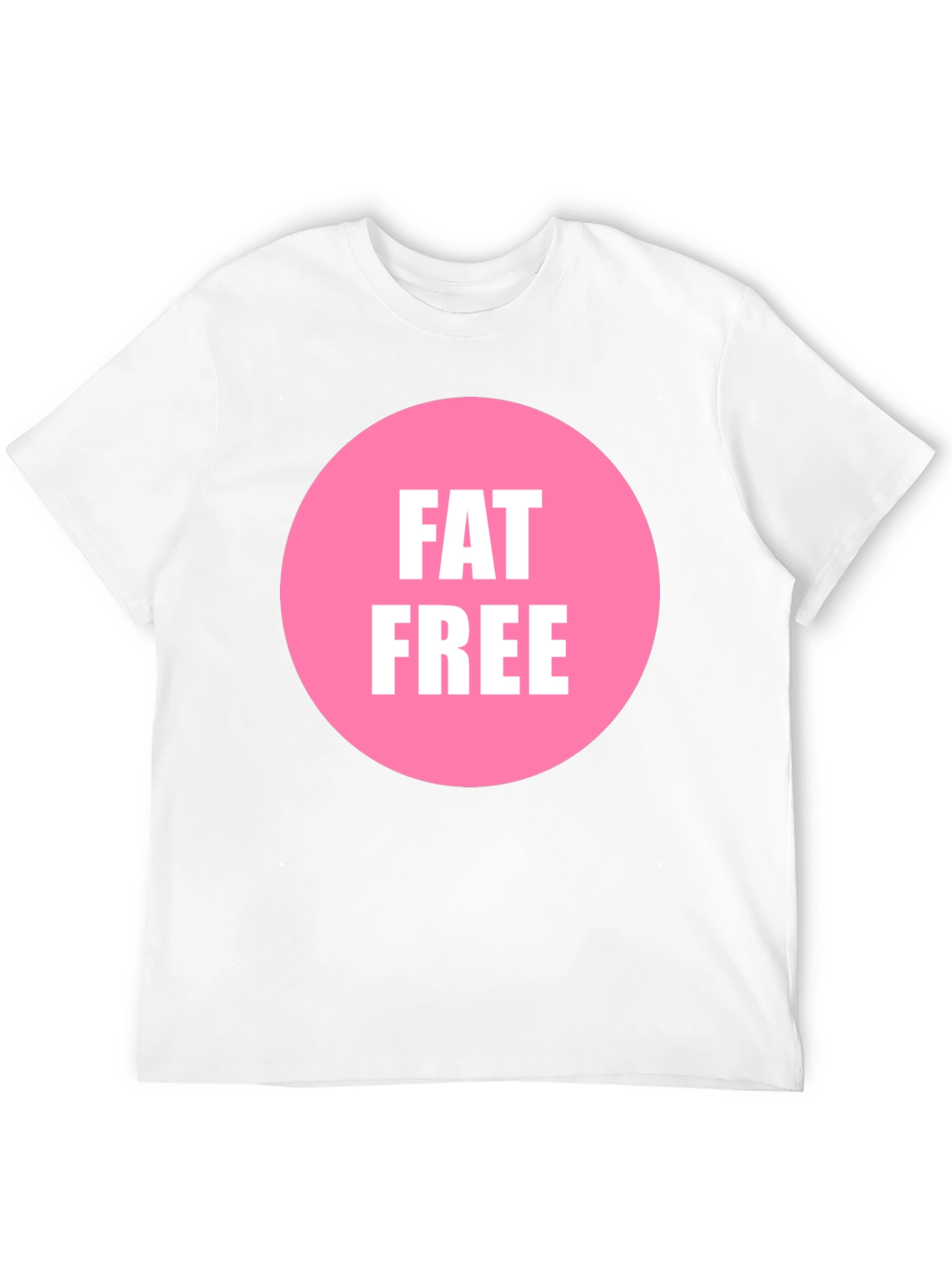 Black Fat Free Graphic Tee - Unisex Black T-Shirt view 12