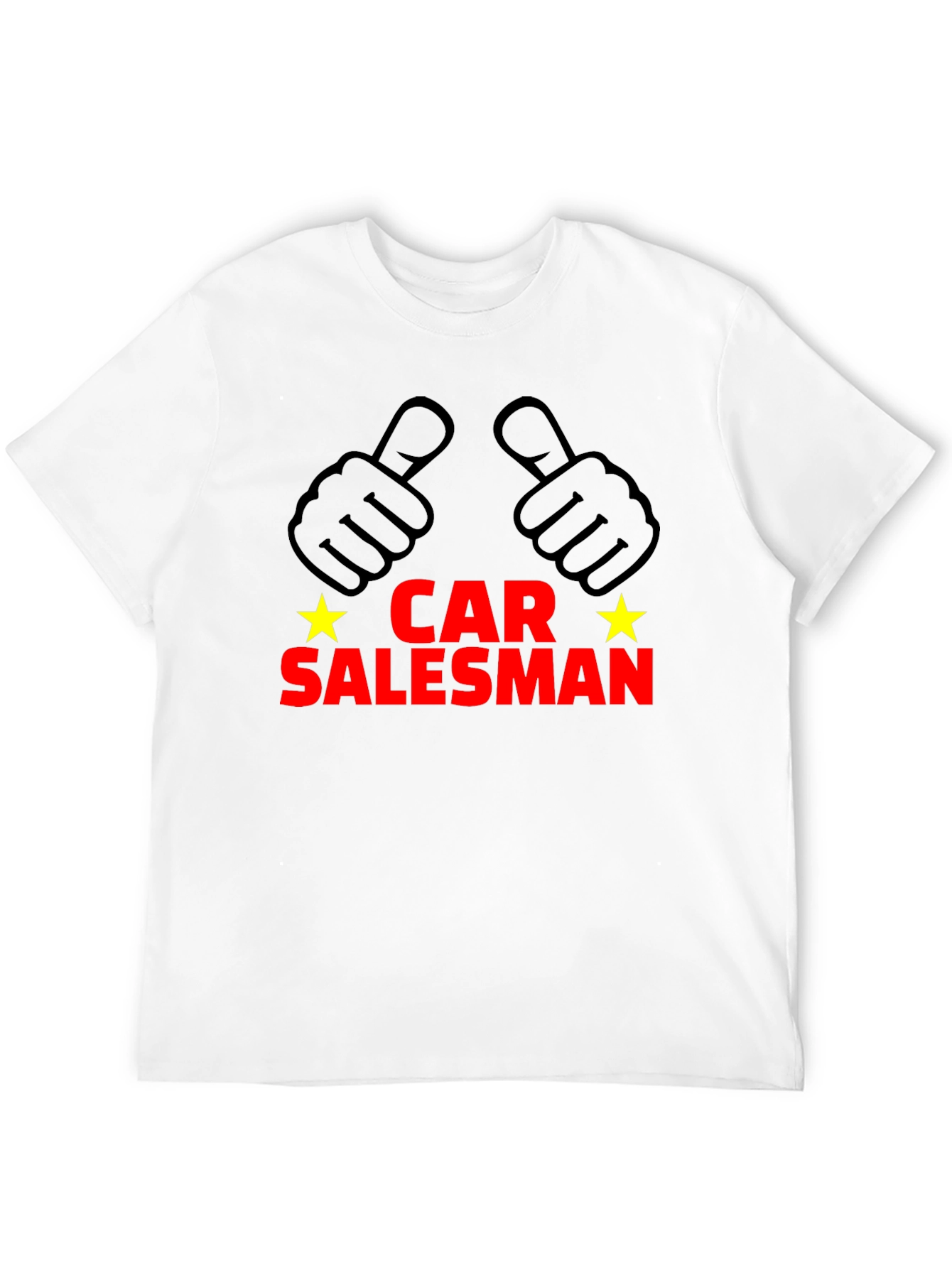 Black Car Salesman Funny Graphic T-Shirt view 12