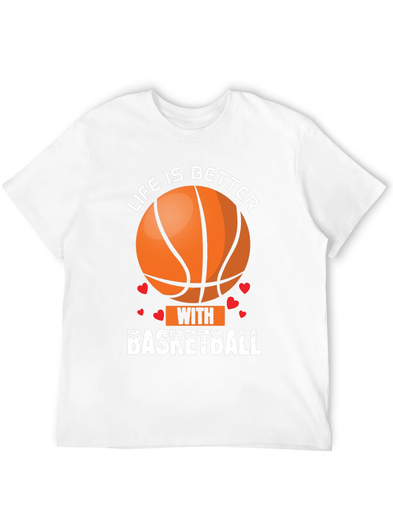 Black Life Is Better With Basketball Graphic T-Shirt view 12