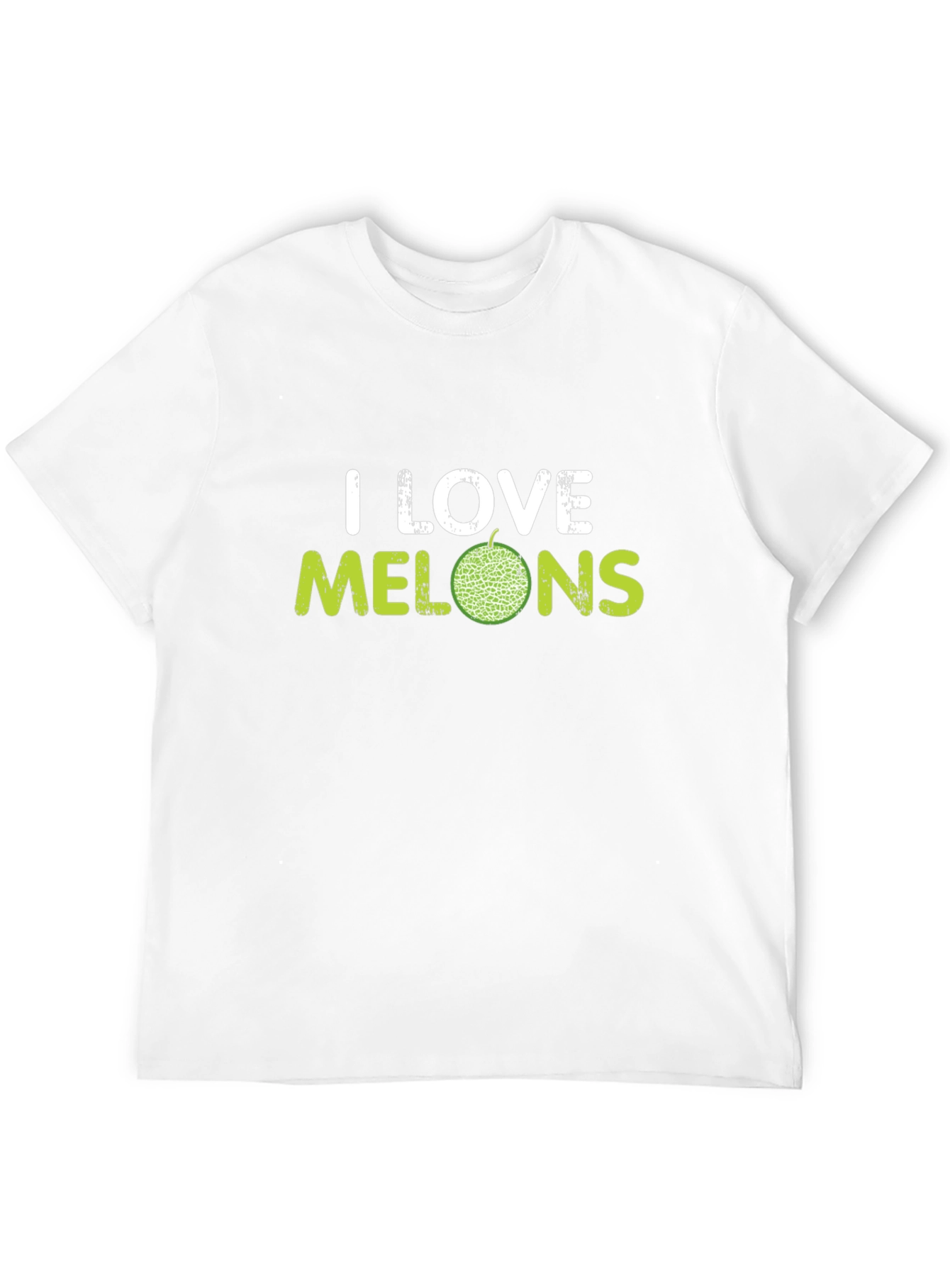 Black I Love Melons Graphic T-Shirt - Black view 12