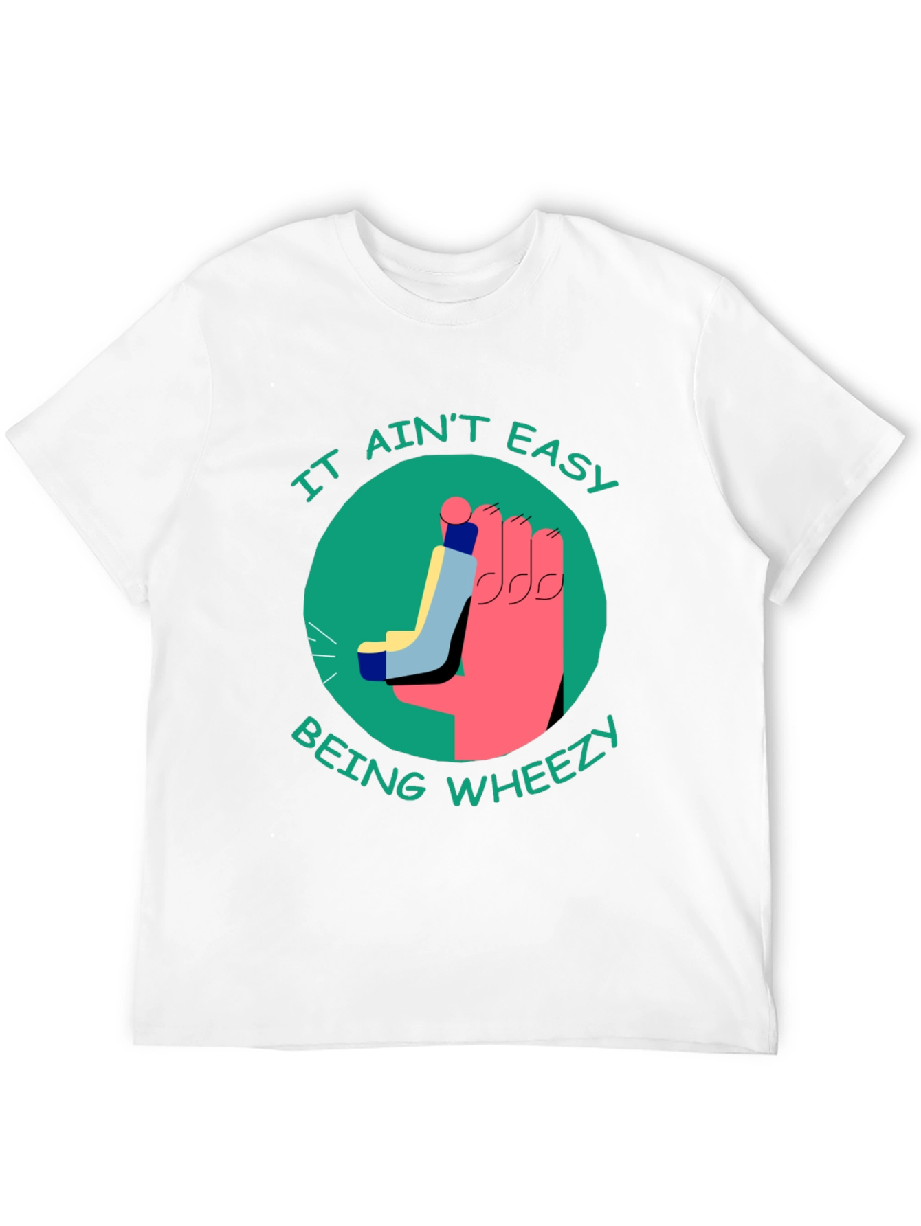 Black It Ain't Easy Being Wheezy T-Shirt view 12