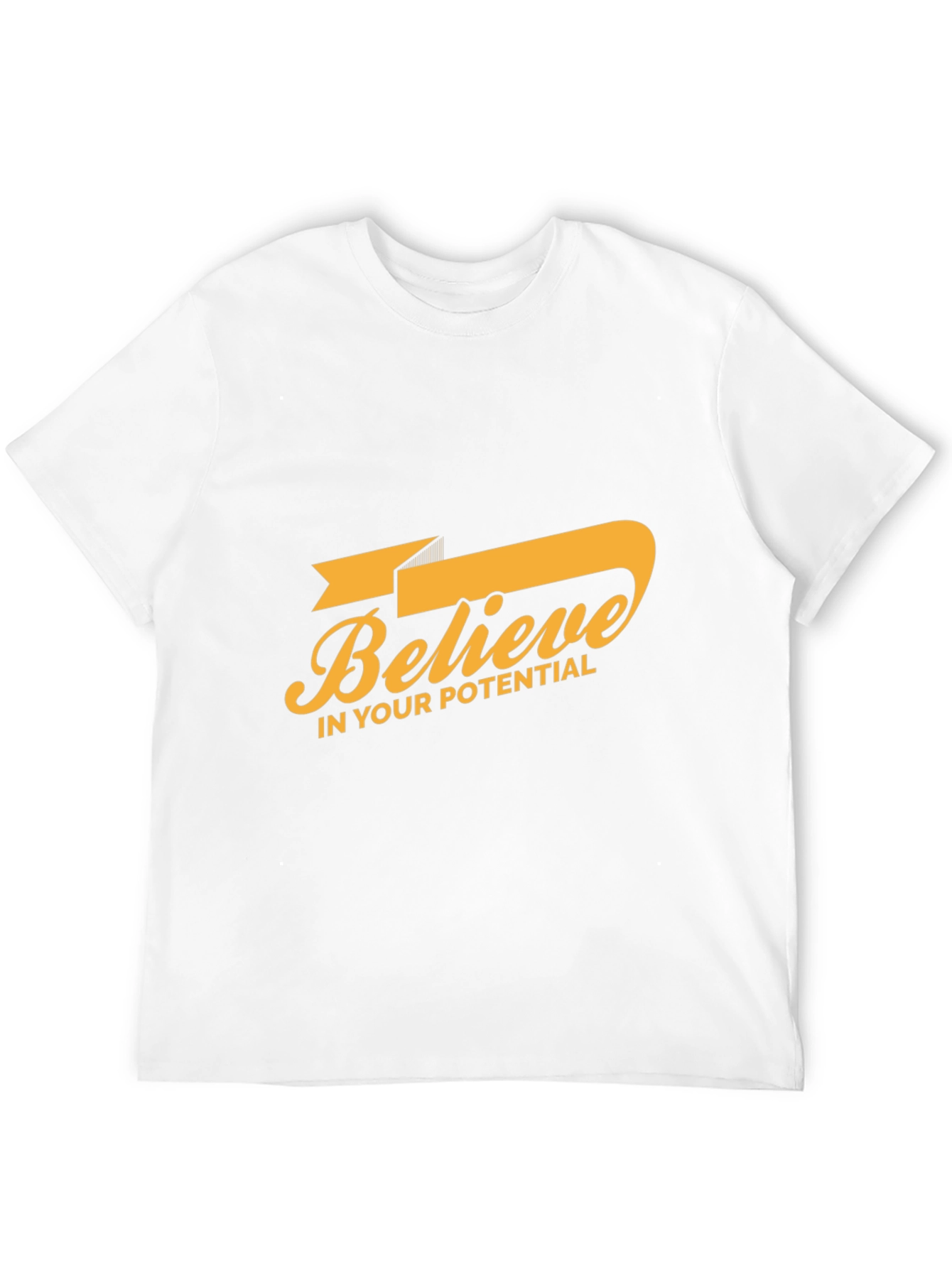 Black Believe in Your Potential Graphic Tee view 12