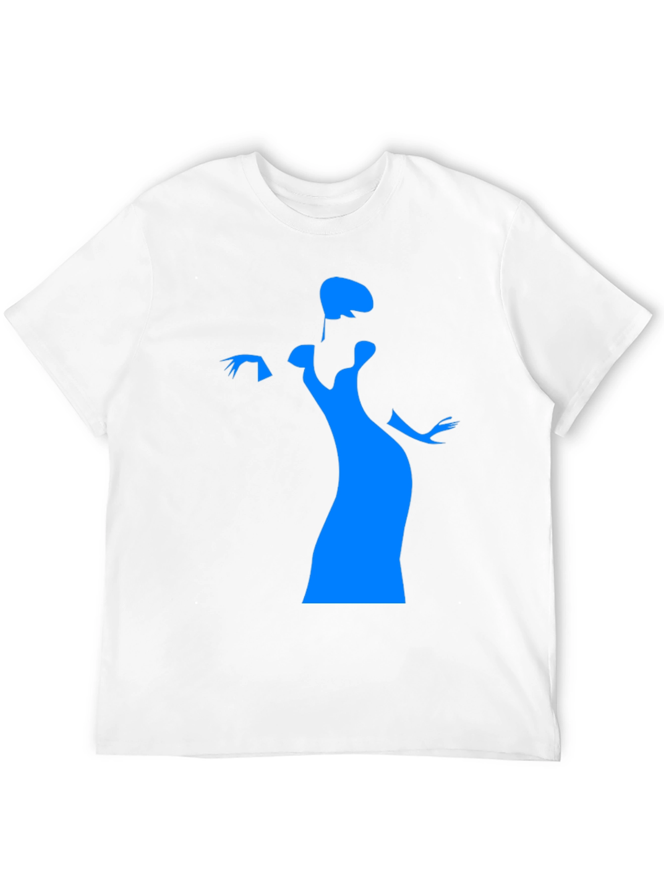 Black Elegant Silhouette Graphic T-Shirt view 12