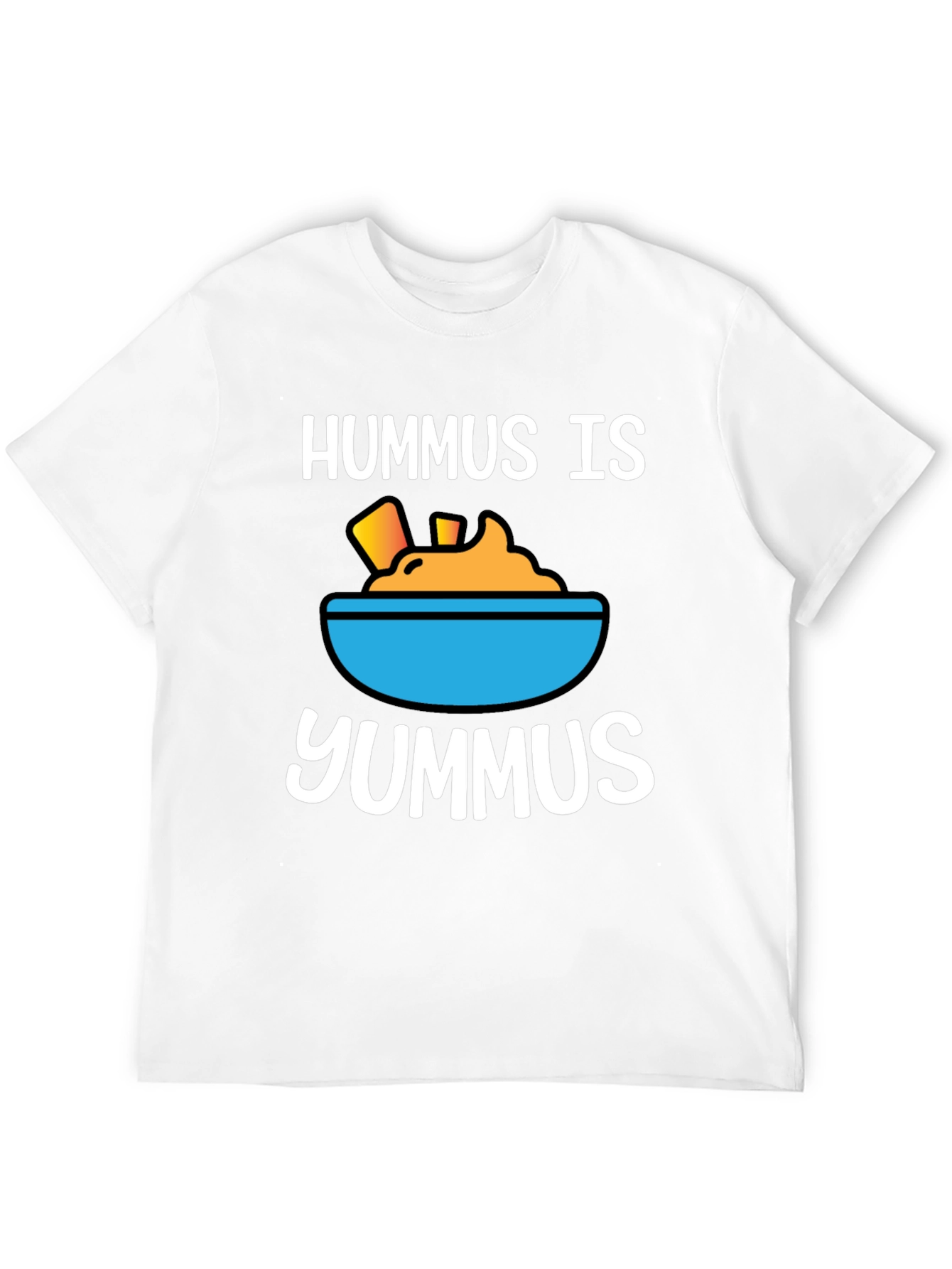 Black Hummus Is Yummus T-Shirt - Funny Foodie Tee view 12