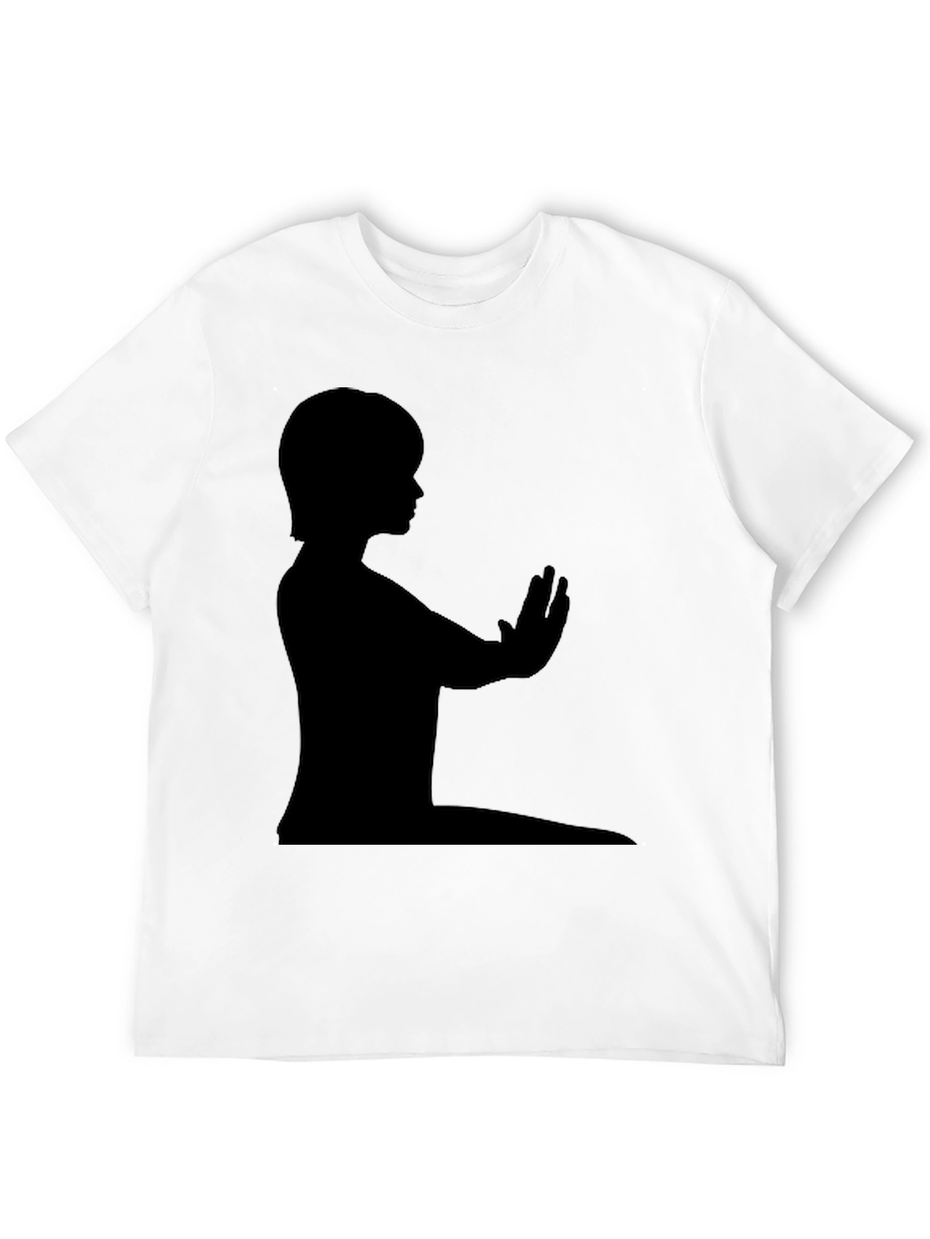 Black Silhouette Graphic Tee - Black view 12