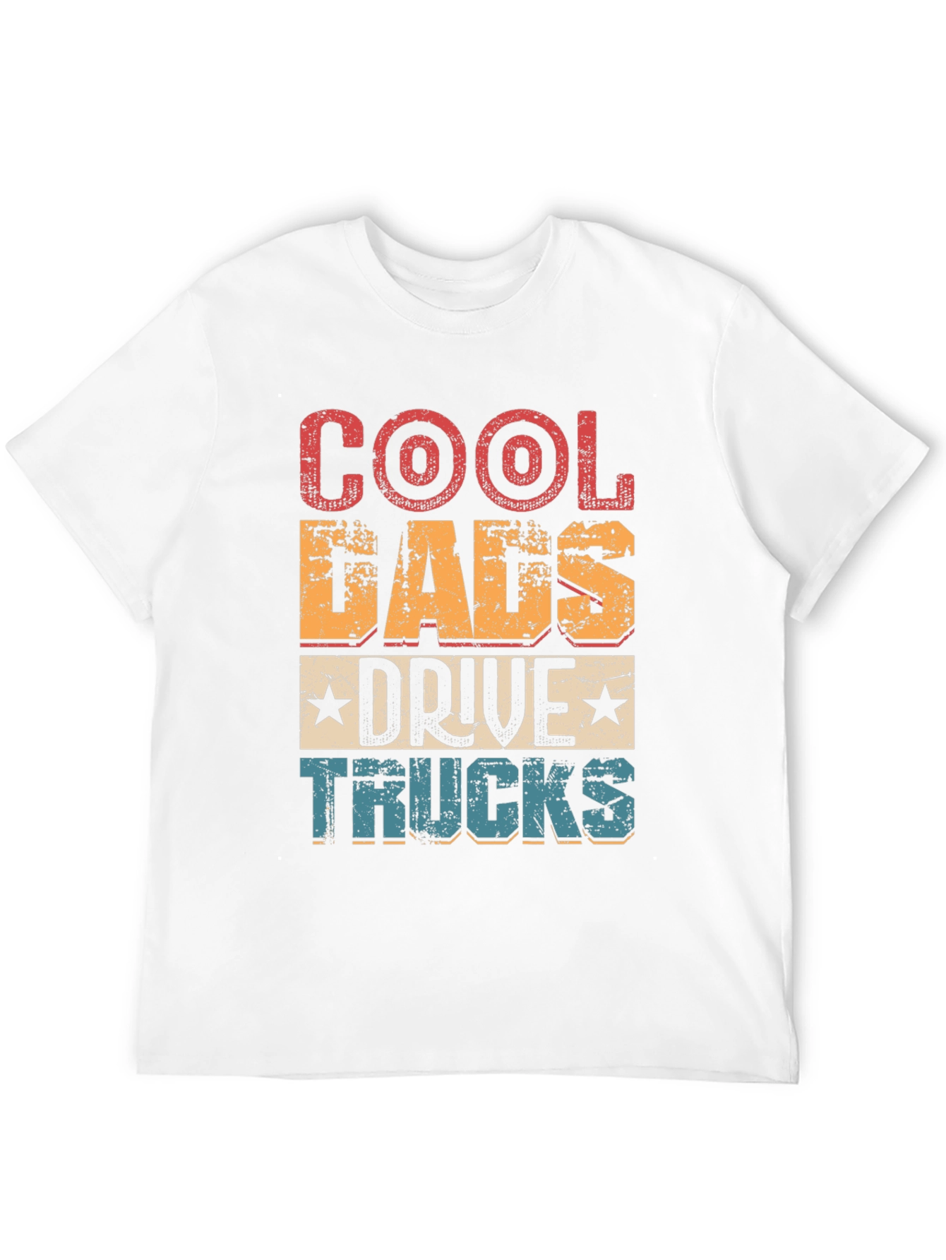 Black Cool Dads Drive Trucks Graphic Tee view 12