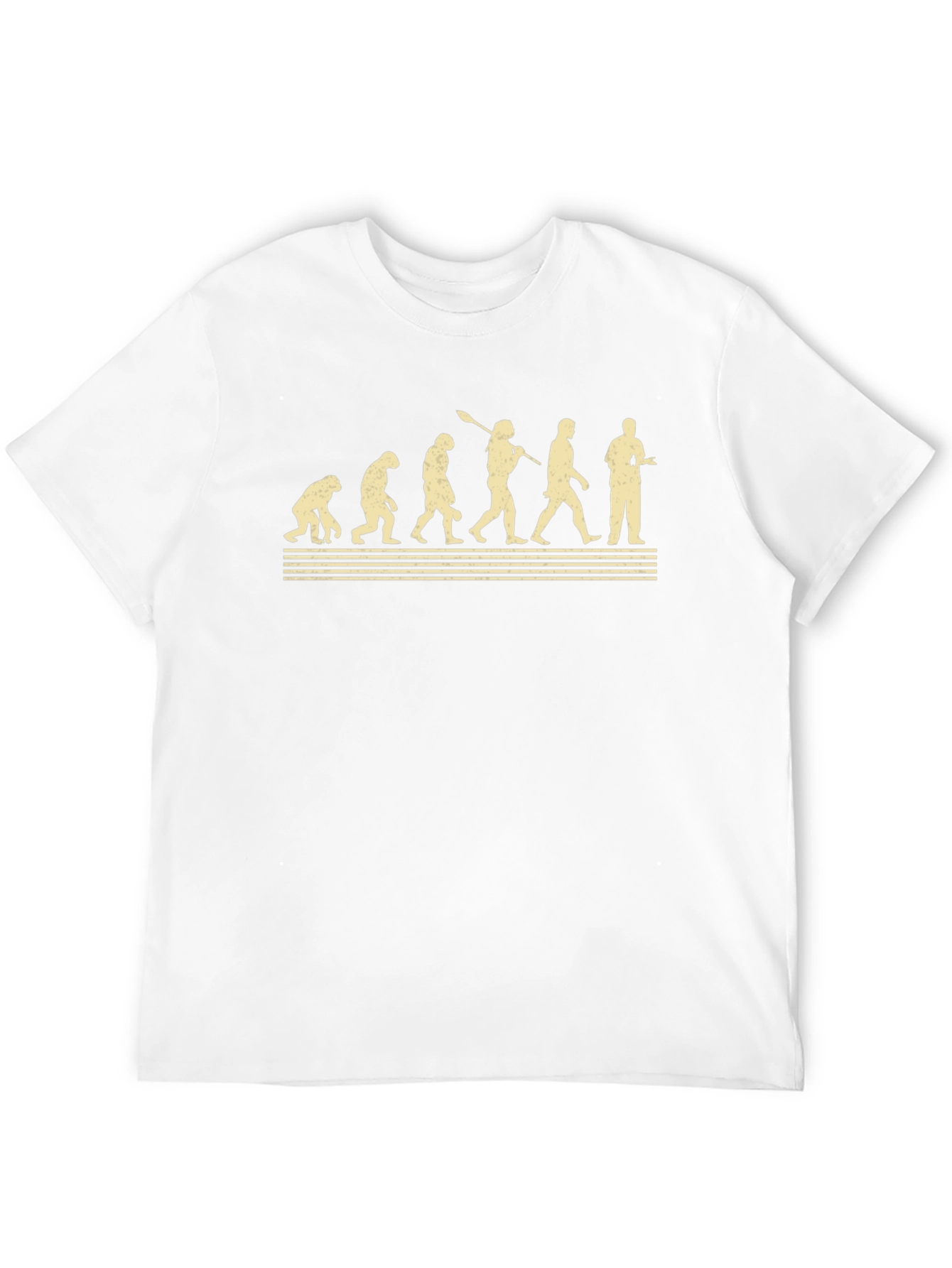 Black Evolution of Man T-Shirt view 12
