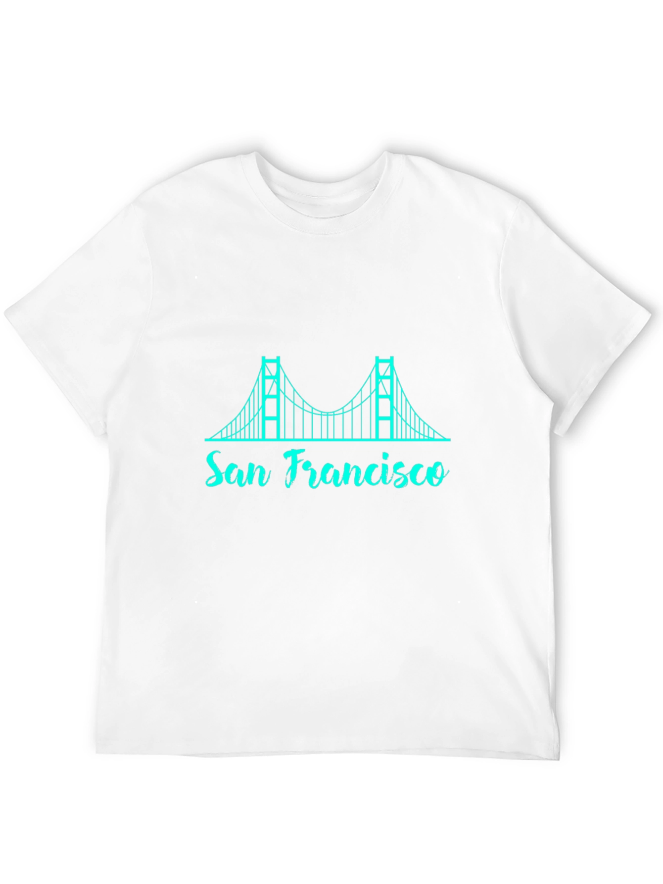 Black San Francisco Bridge Graphic T-Shirt view 12