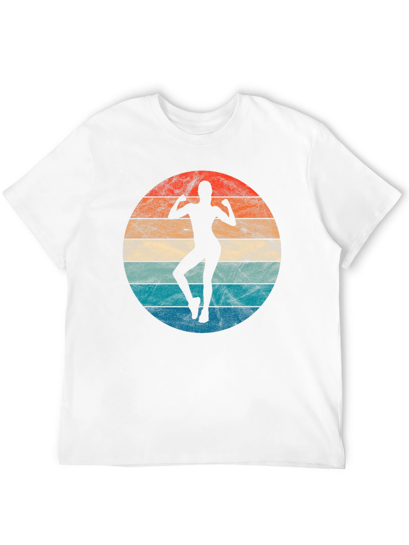 Black Retro Fitness T-Shirt - Gym Workout Tee view 12