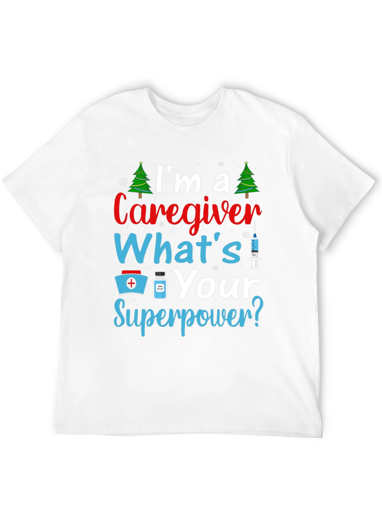 Black Caregiver Superpower Graphic Tee view 12