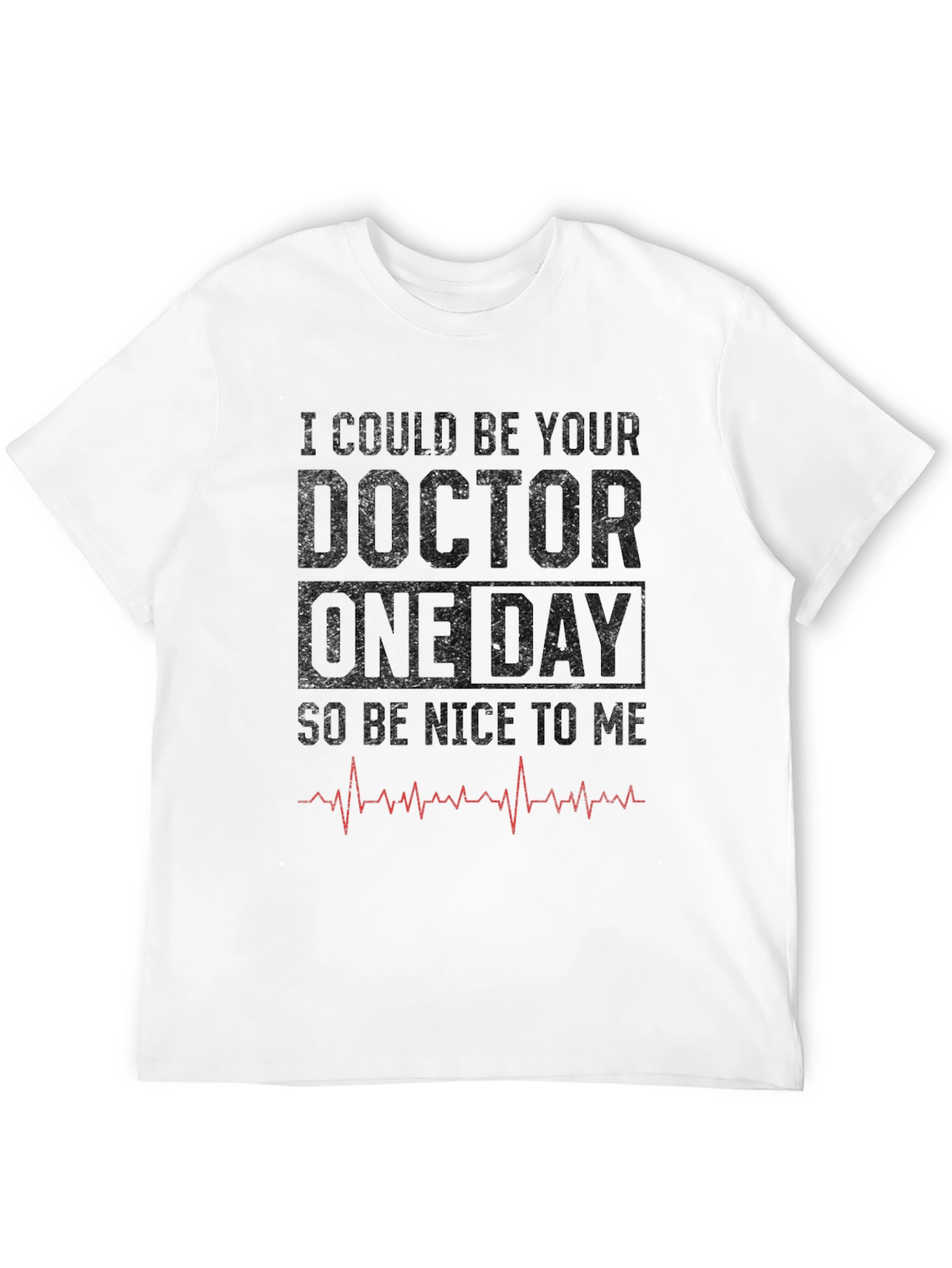 Black Future Doctor T-Shirt - Be Nice to Me view 12