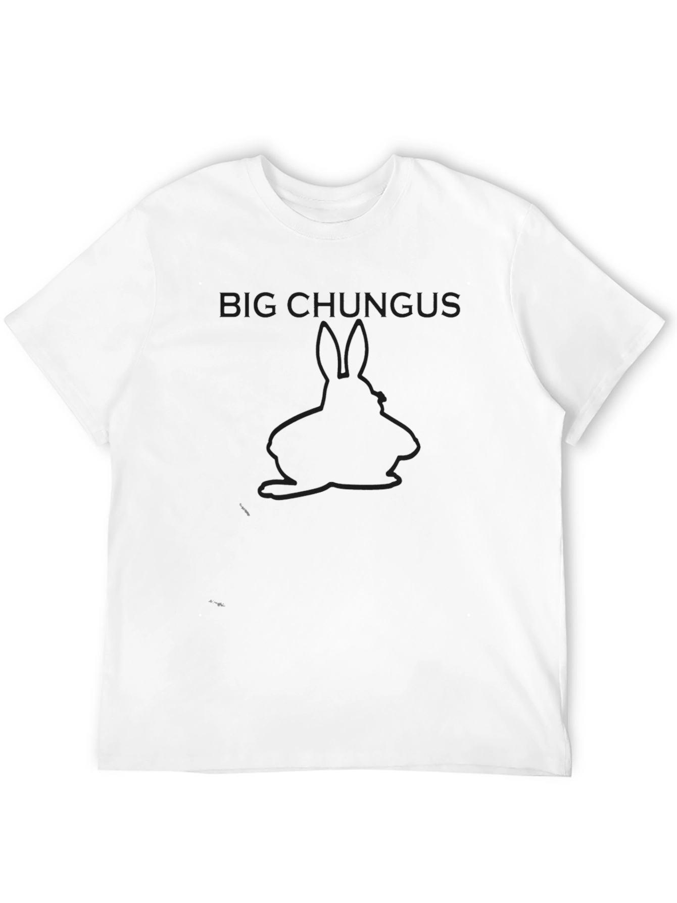 Black Big Chungus Black T-Shirt view 12