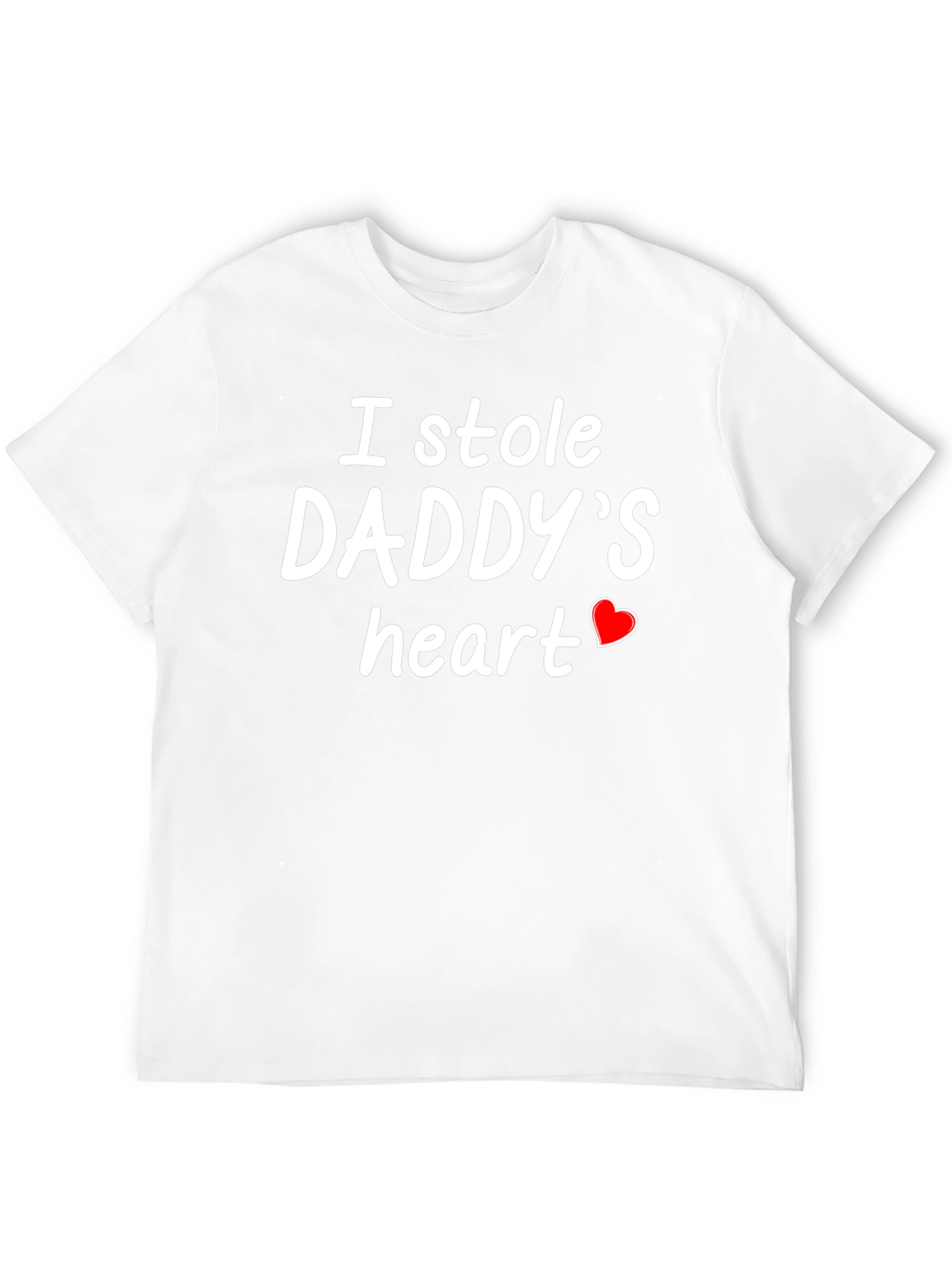 Black I Stole Daddy's Heart T-Shirt view 12
