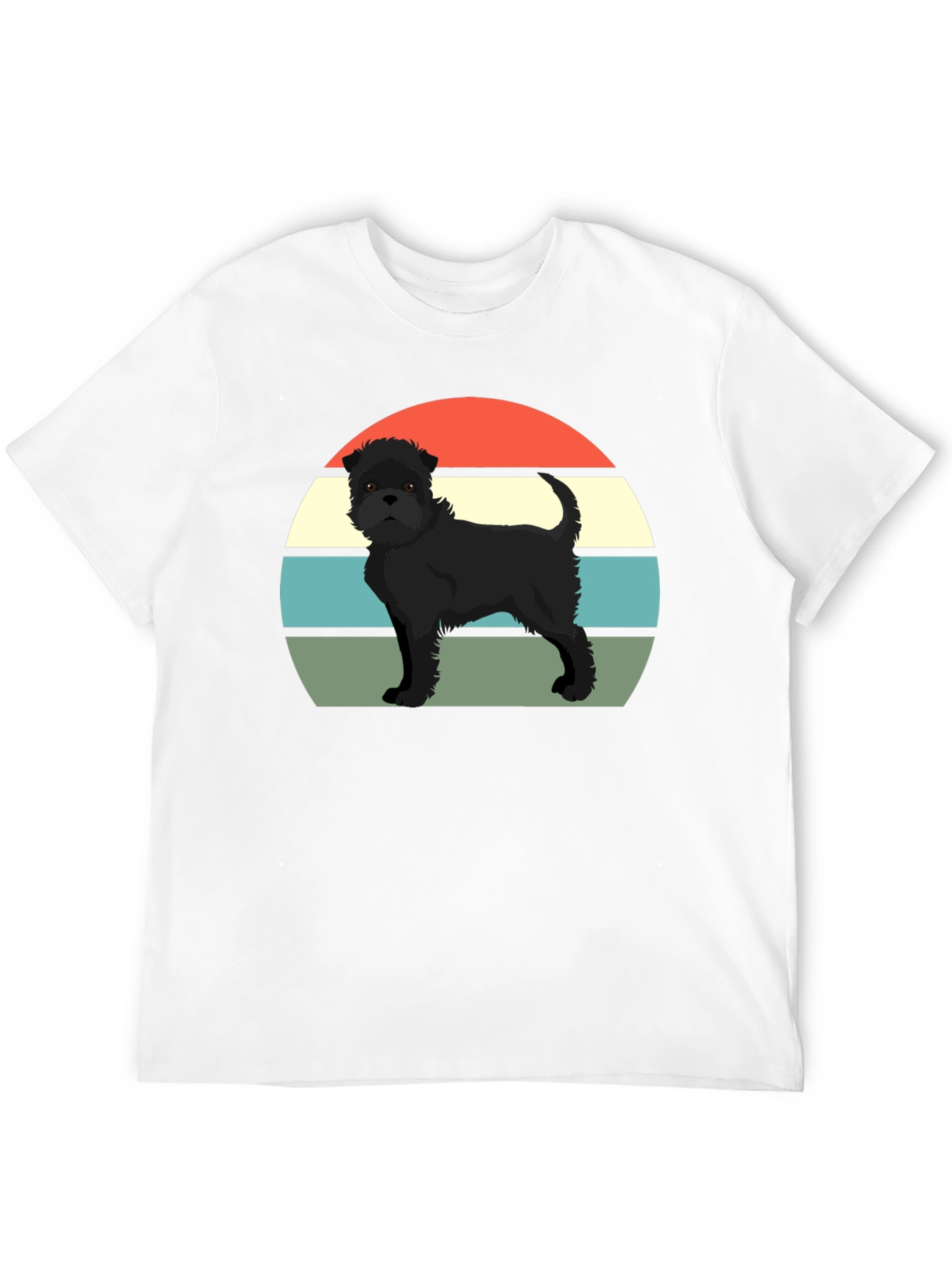 Black Retro Dog T-Shirt - Black view 12