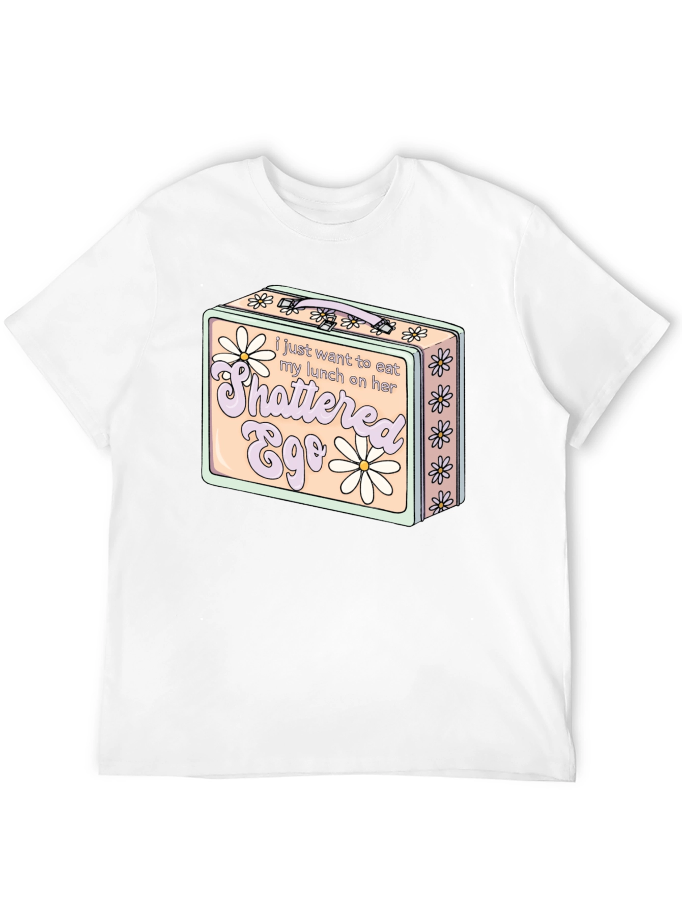 Black Shattered Ego Graphic Tee view 12