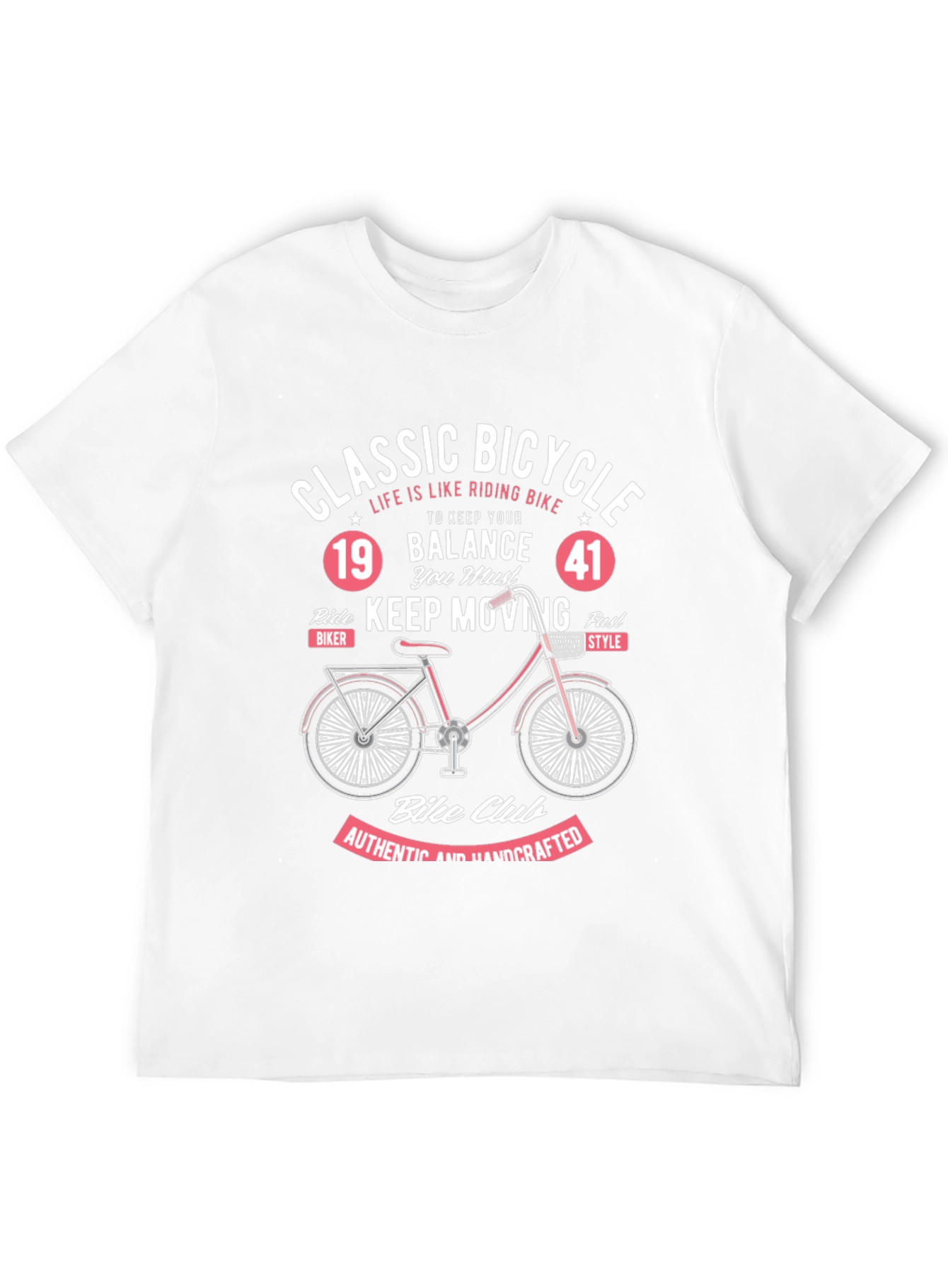 Black Classic Bicycle Graphic T-Shirt - Ride in Style view 12