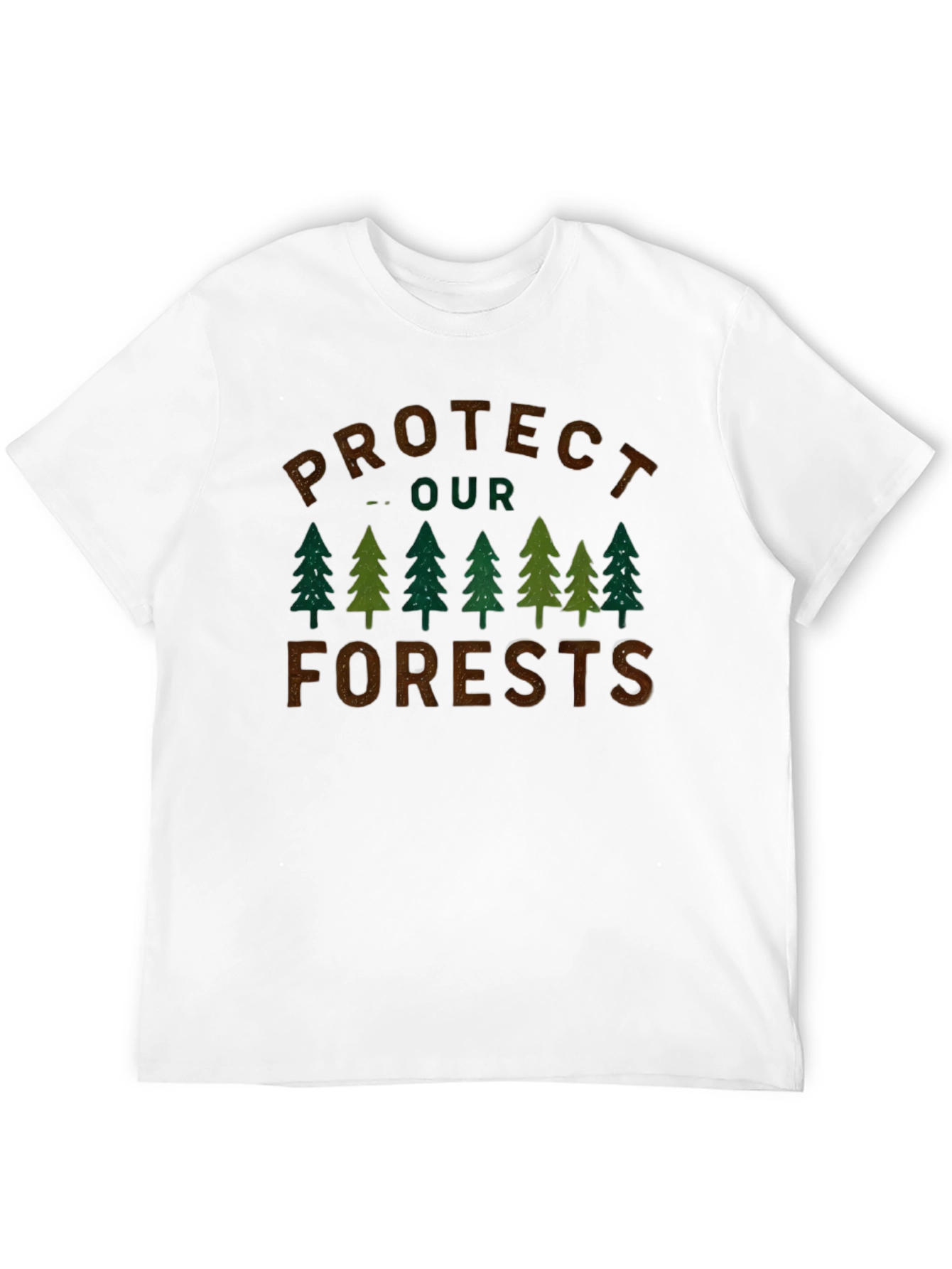 Black Protect Our Forests Graphic Tee - Black view 12