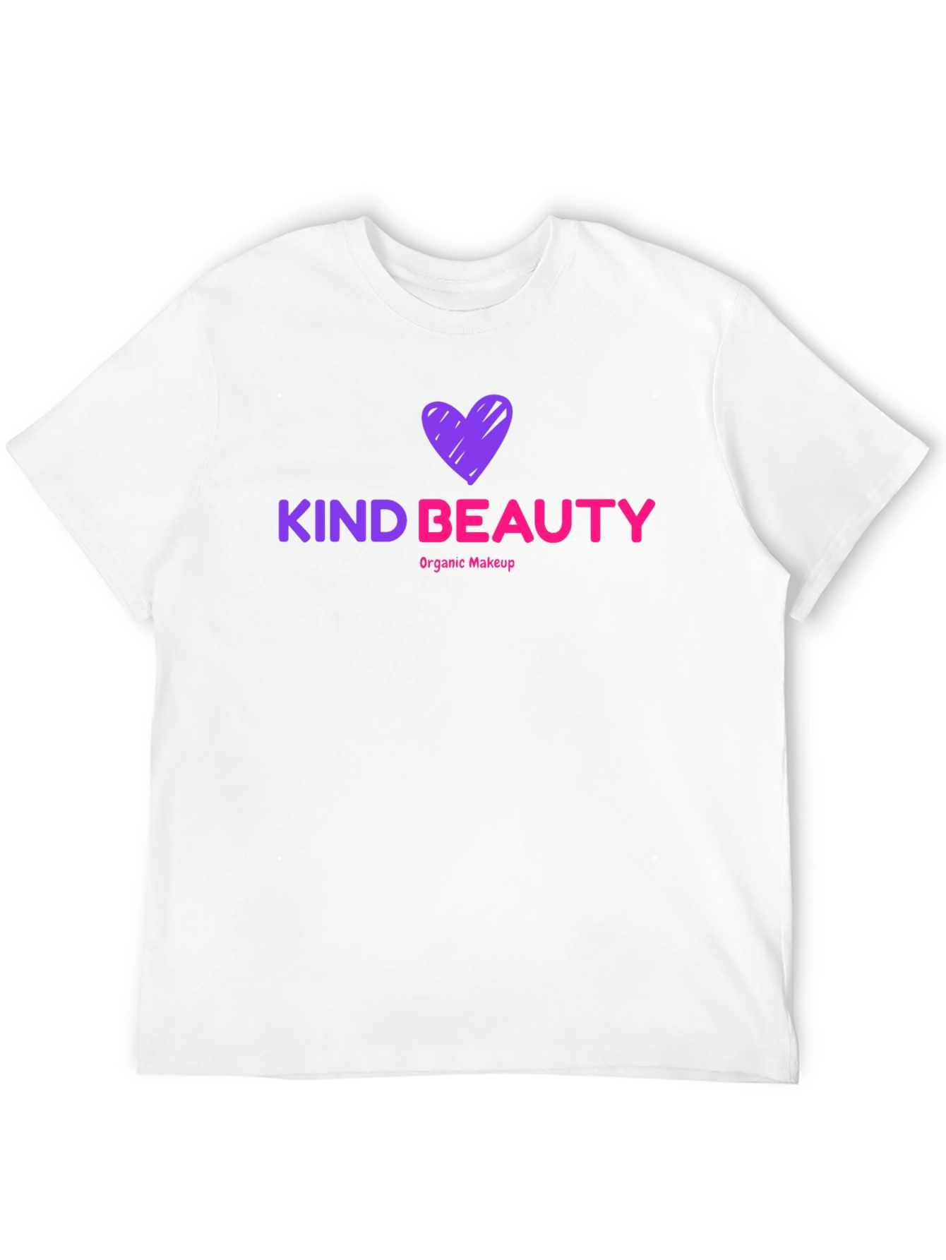 Black Kind Beauty T-Shirt Organic Makeup Black Tee view 12