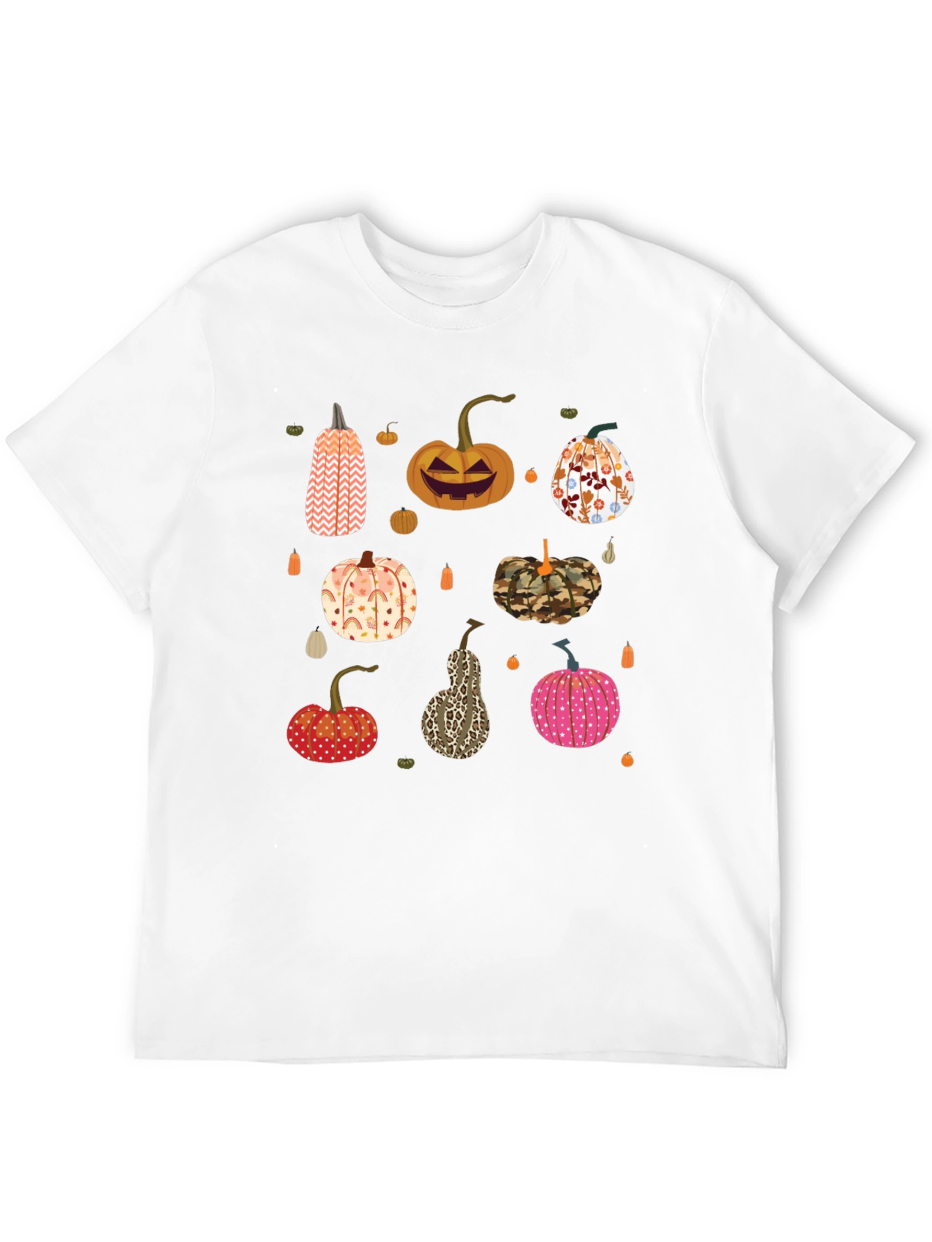 Black Pumpkin Patch Black T-Shirt view 12