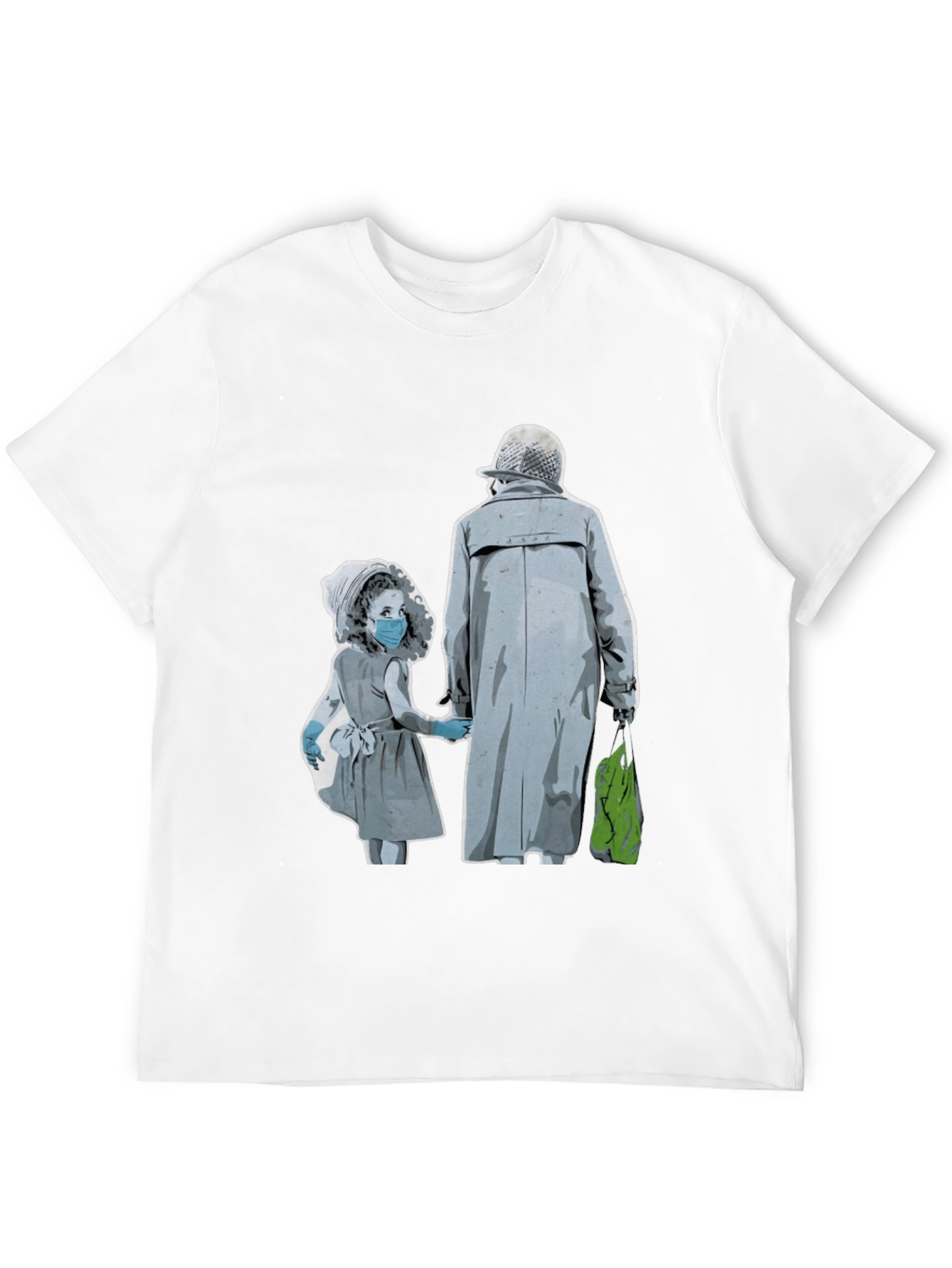 Black Artistic Graphic Tee - Masked Kids view 12