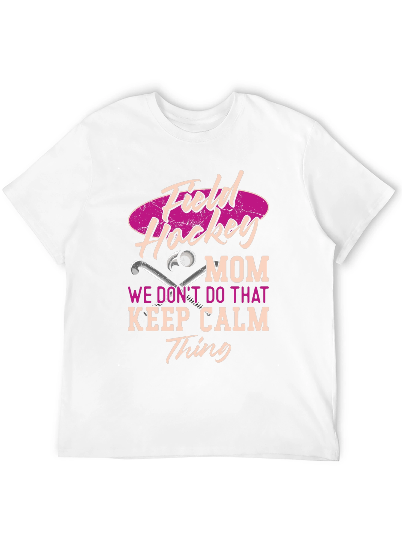 Black Field Hockey Mom Graphic T-Shirt view 12