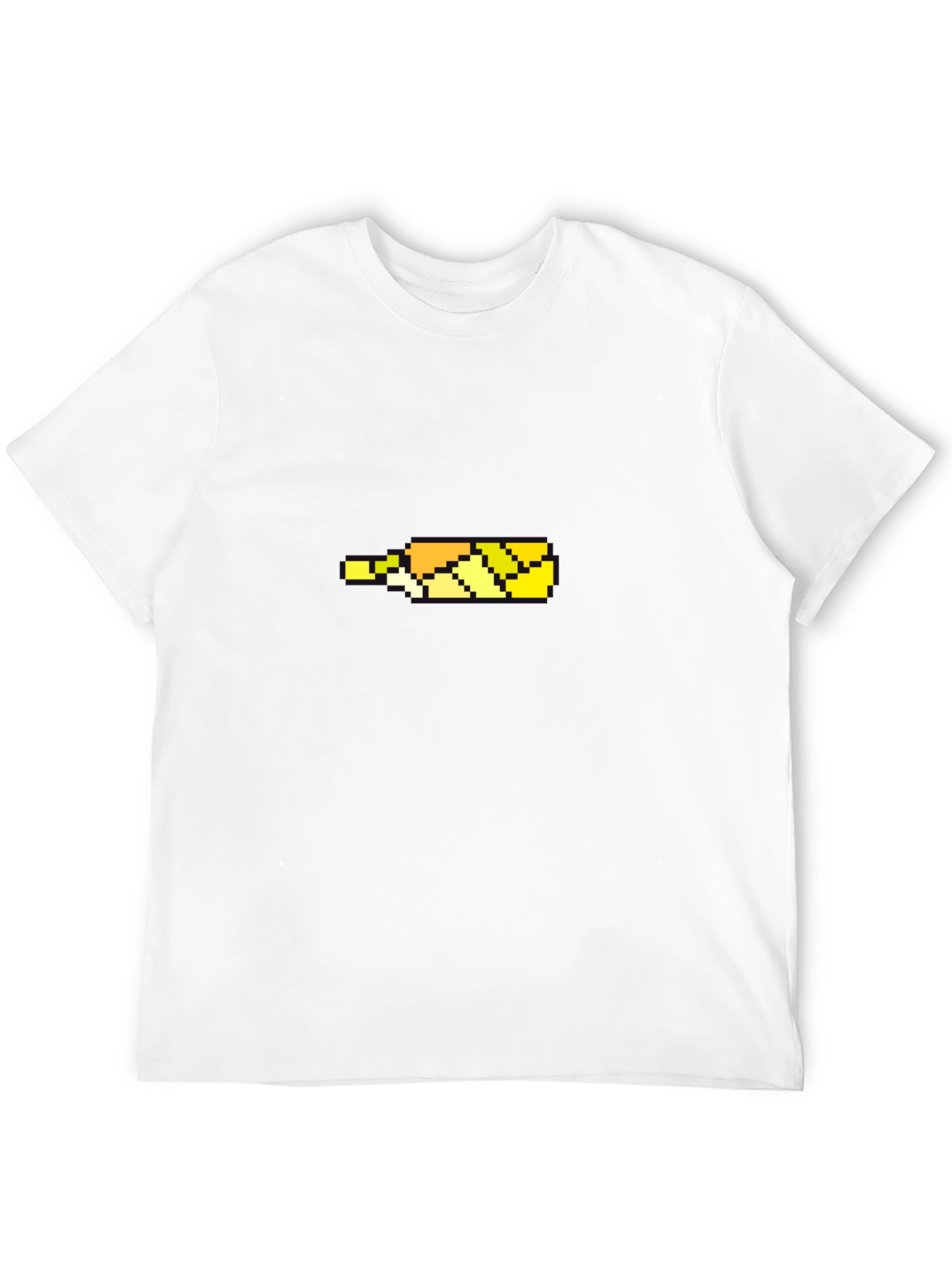 Black Pixel Art Graphic Tee - Retro Style view 12