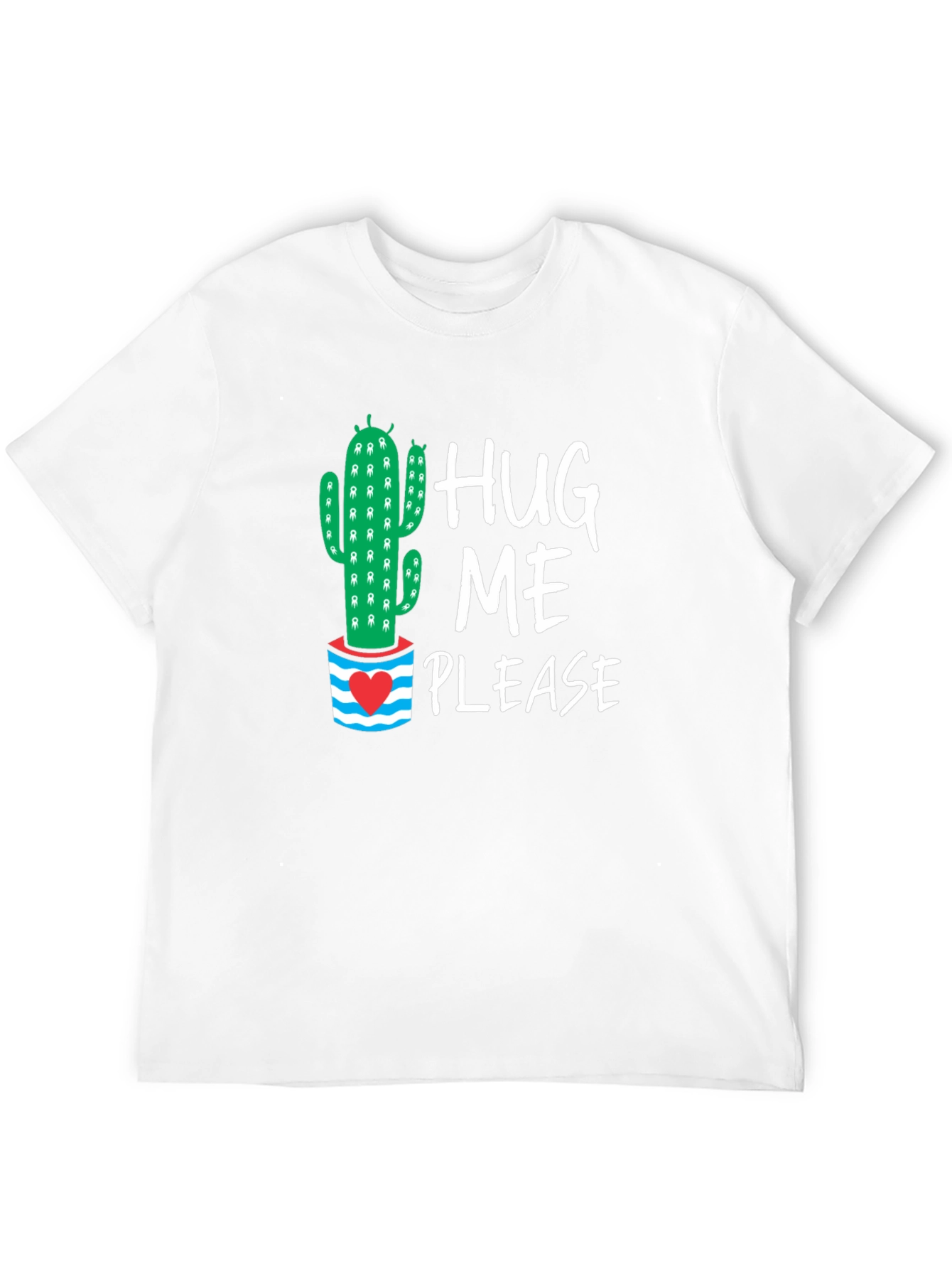 Black Hug Me Please Cactus Graphic Tee view 12
