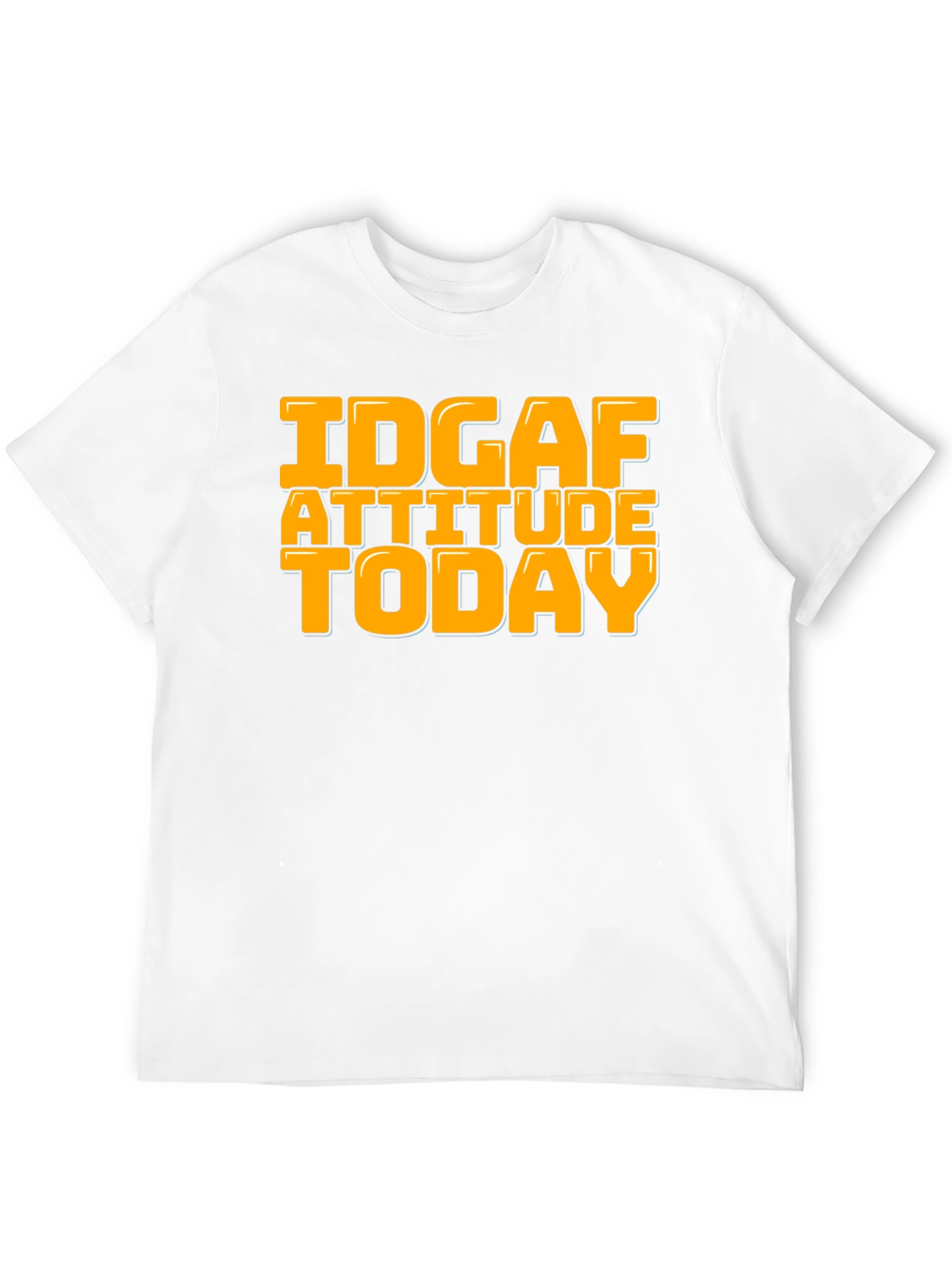 IDGAF Attitude Today Graphic Tee - Black - 12
