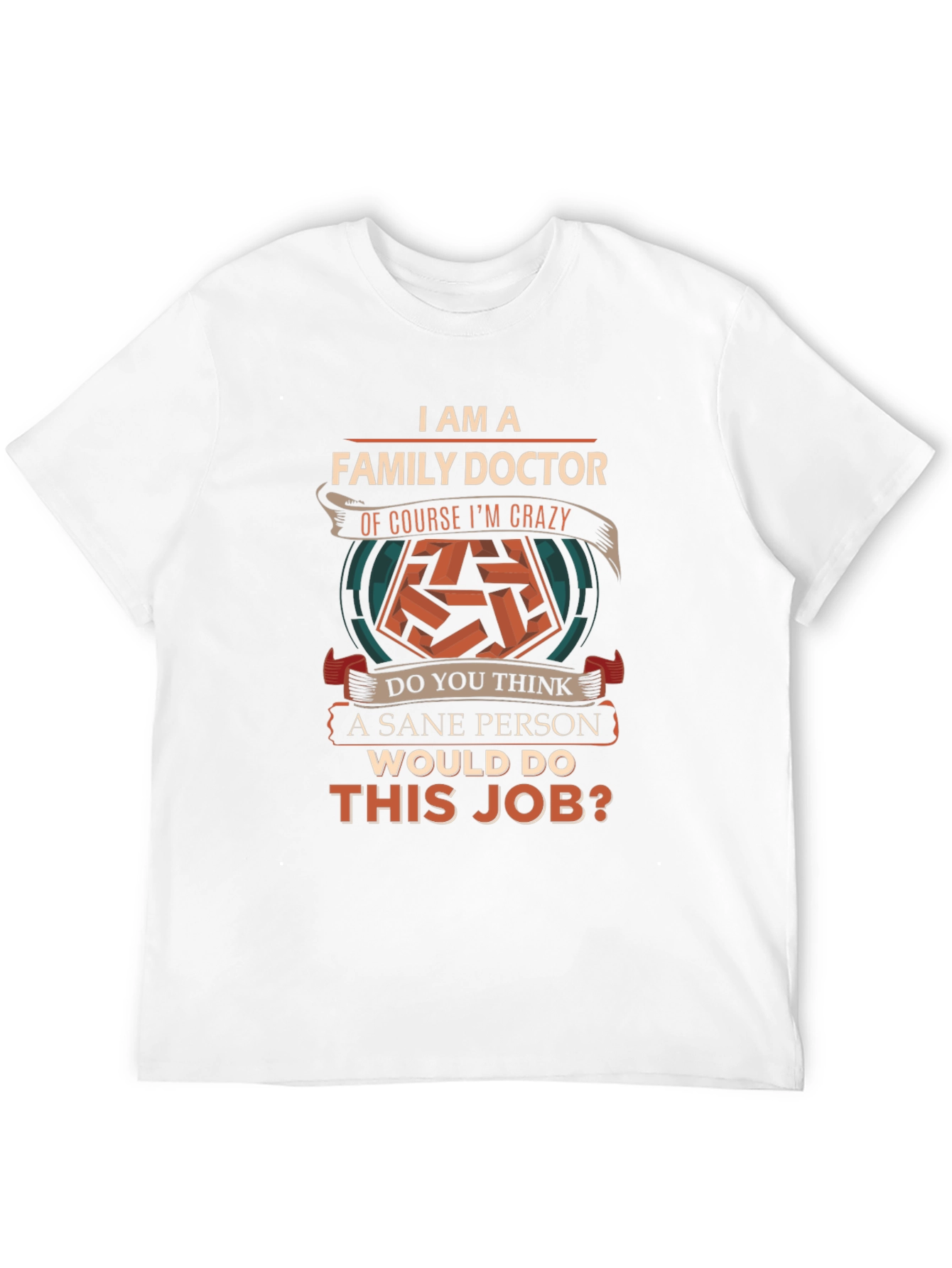 Black Family Doctor Crazy Job T-Shirt view 12
