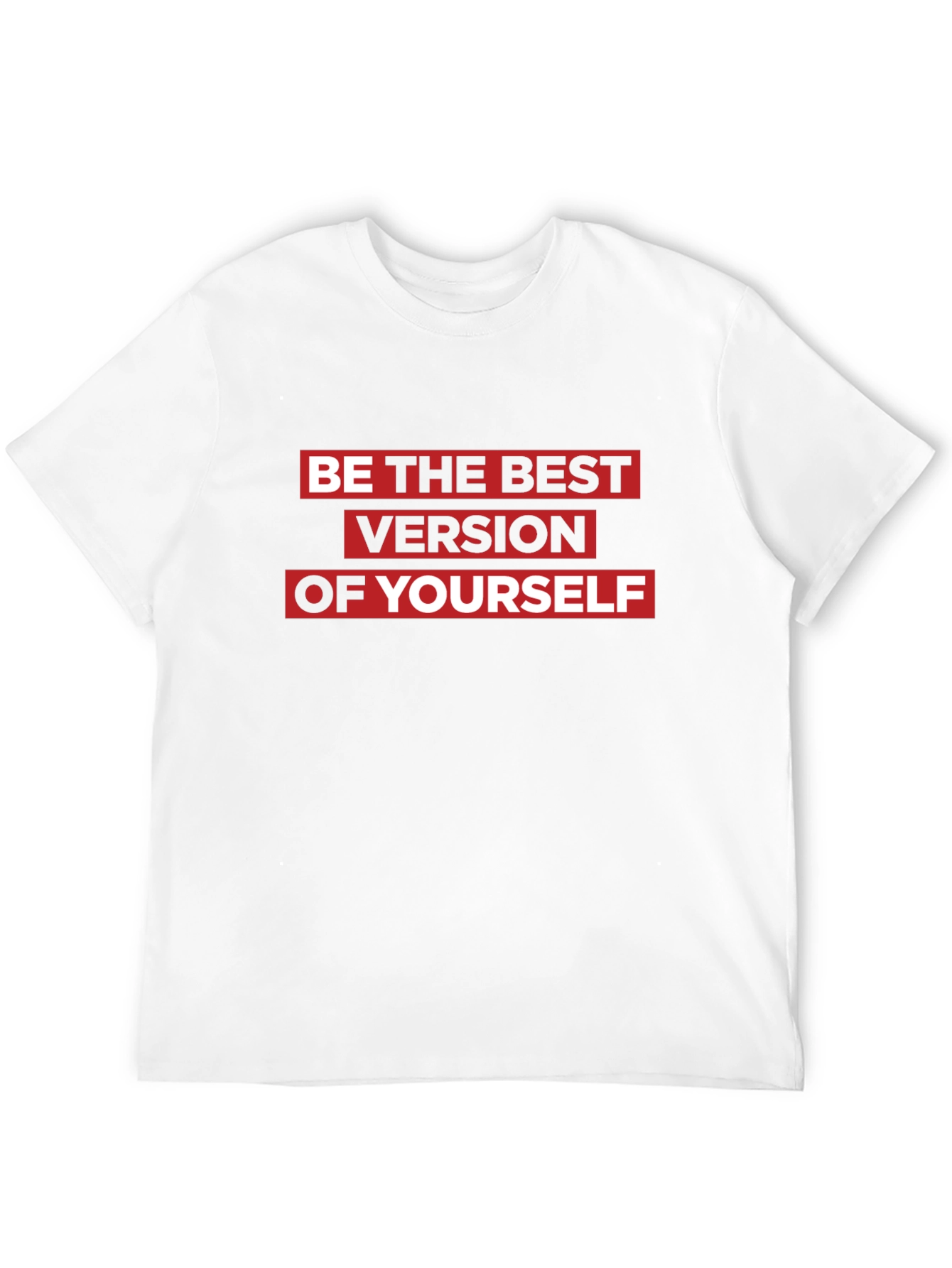 Motivational Black T-Shirt: Be the Best Version - 12