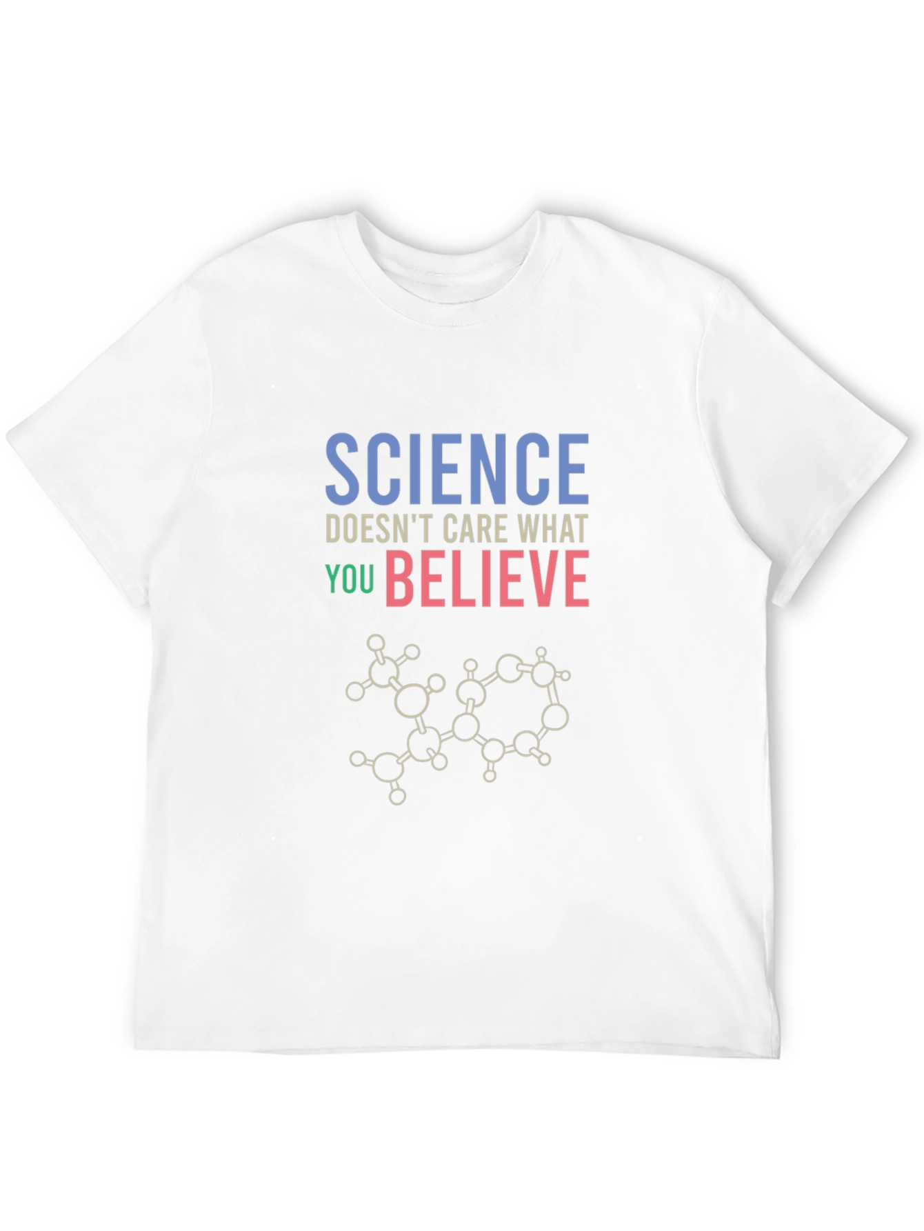 Black Science Doesn't Care What You Believe T-Shirt view 12