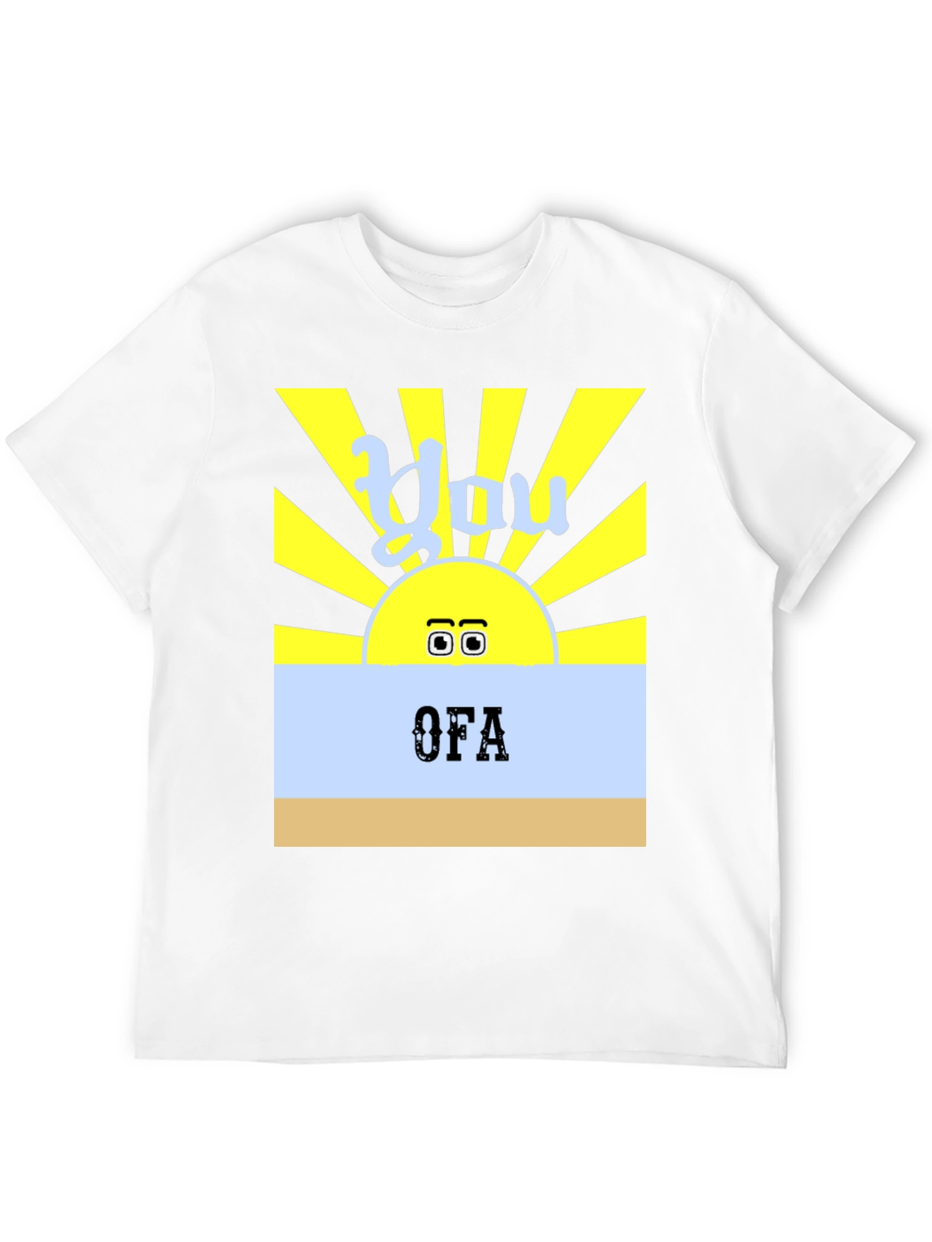 Black You OFA T-Shirt - Funny Sun Design view 12