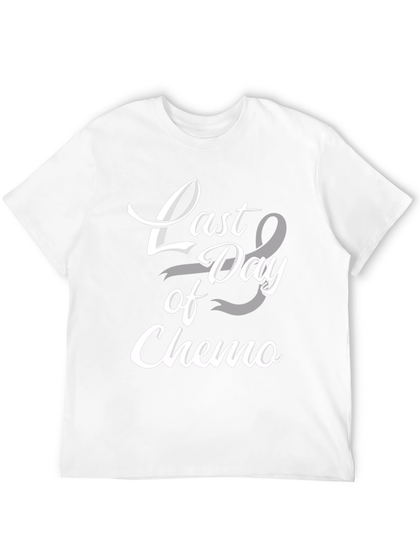 Black Last Day of Chemo Awareness T-Shirt view 12