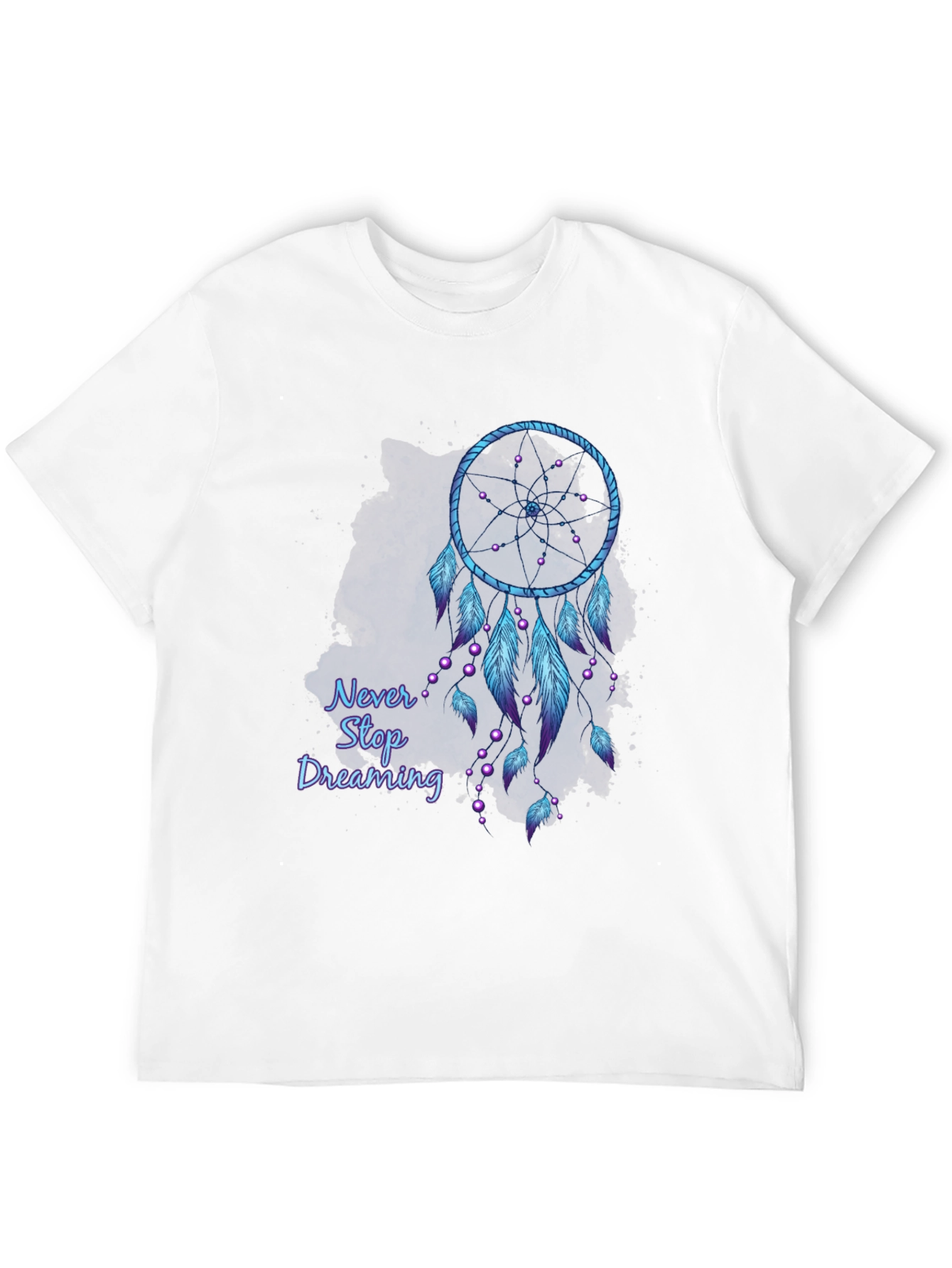 Black Dreamcatcher Graphic Tee - Never Stop Dreaming Shirt view 12