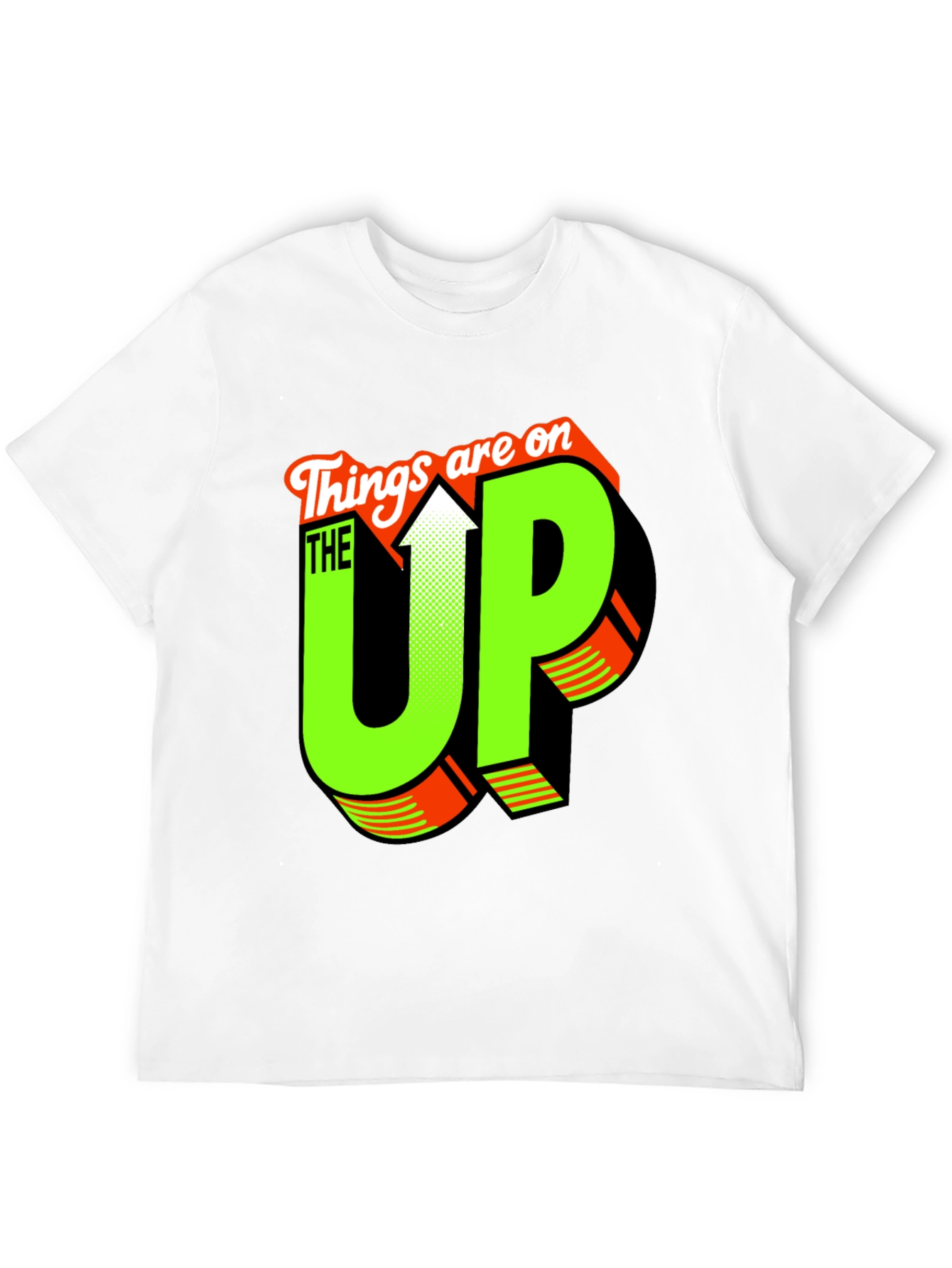 Black Things are on the UP Graphic T-Shirt view 12