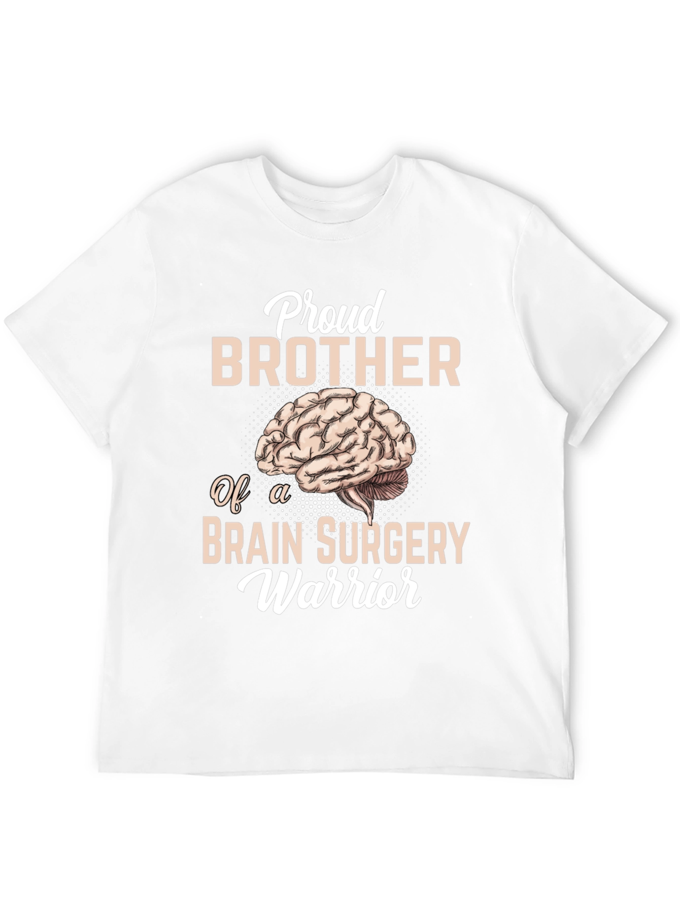 Black Proud Brother Brain Surgery Warrior T-Shirt view 12