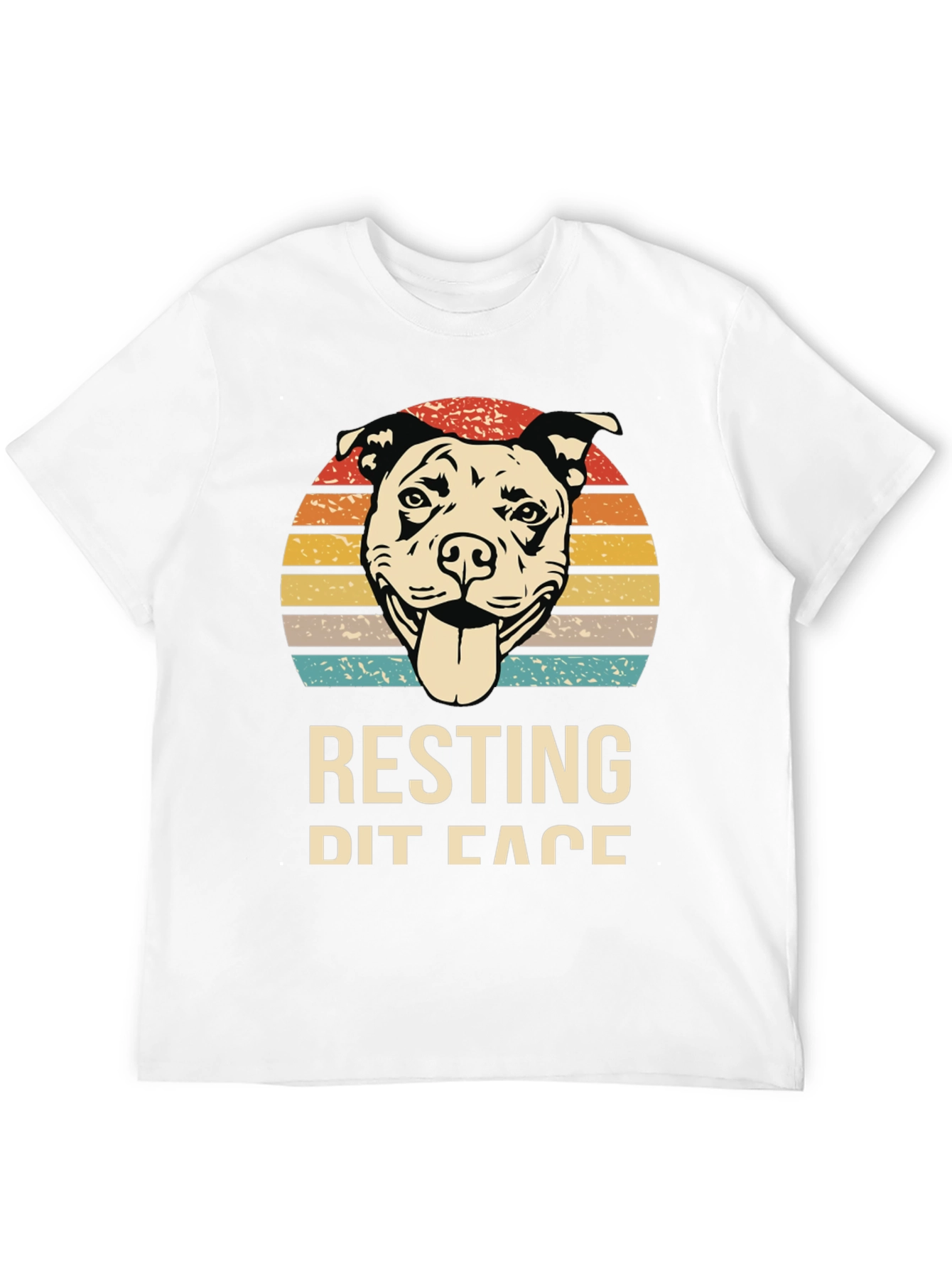 Black Resting Pit Face Graphic Tee view 12