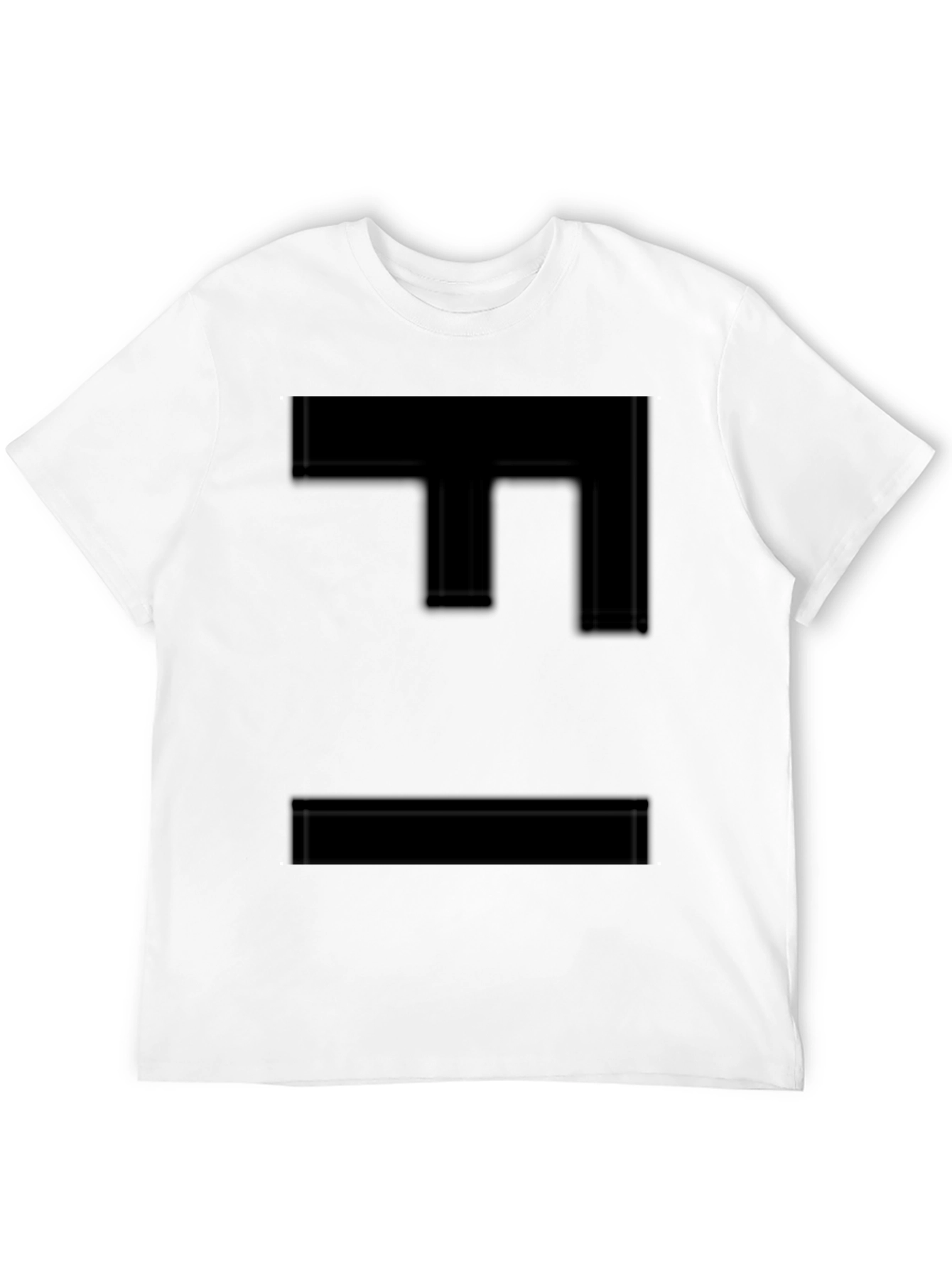 Black Men's Black Graphic Tee - Modern Style view 12