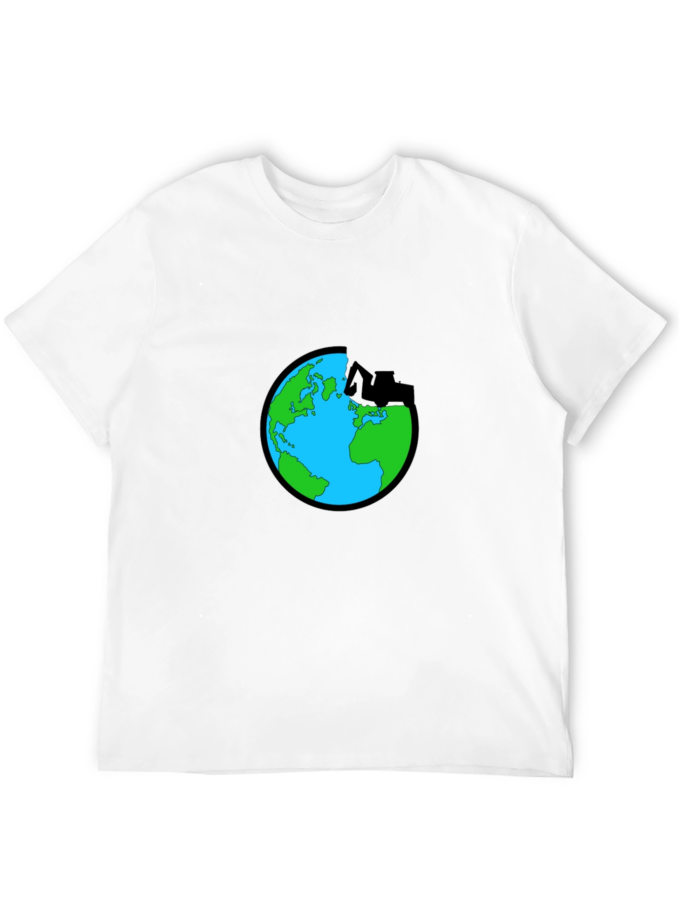 Black Earth Graphic Tee - Save the Planet T-Shirt view 12