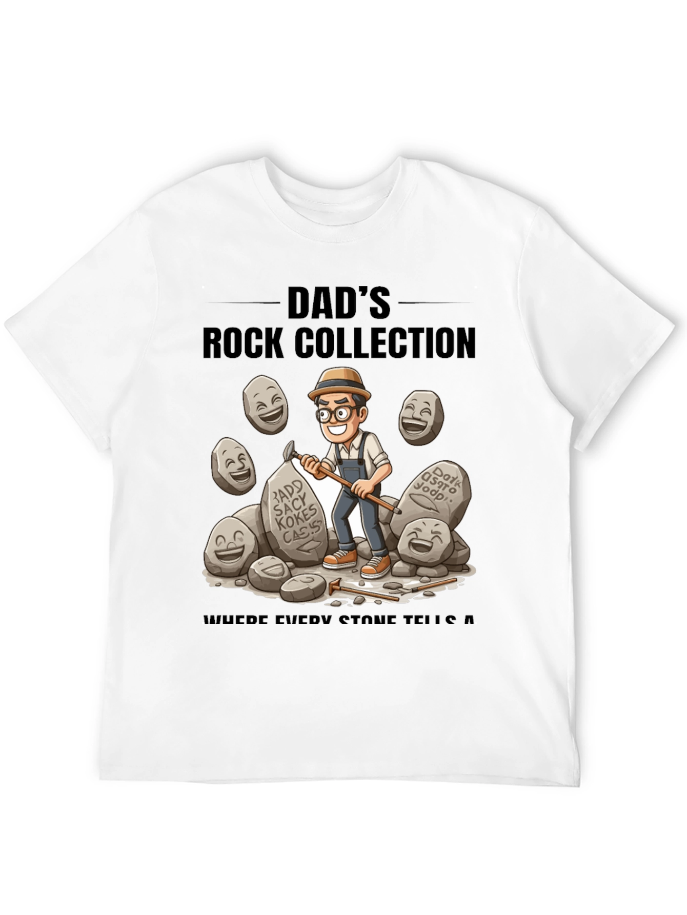 Black Dad's Rock Collection Graphic Tee view 12